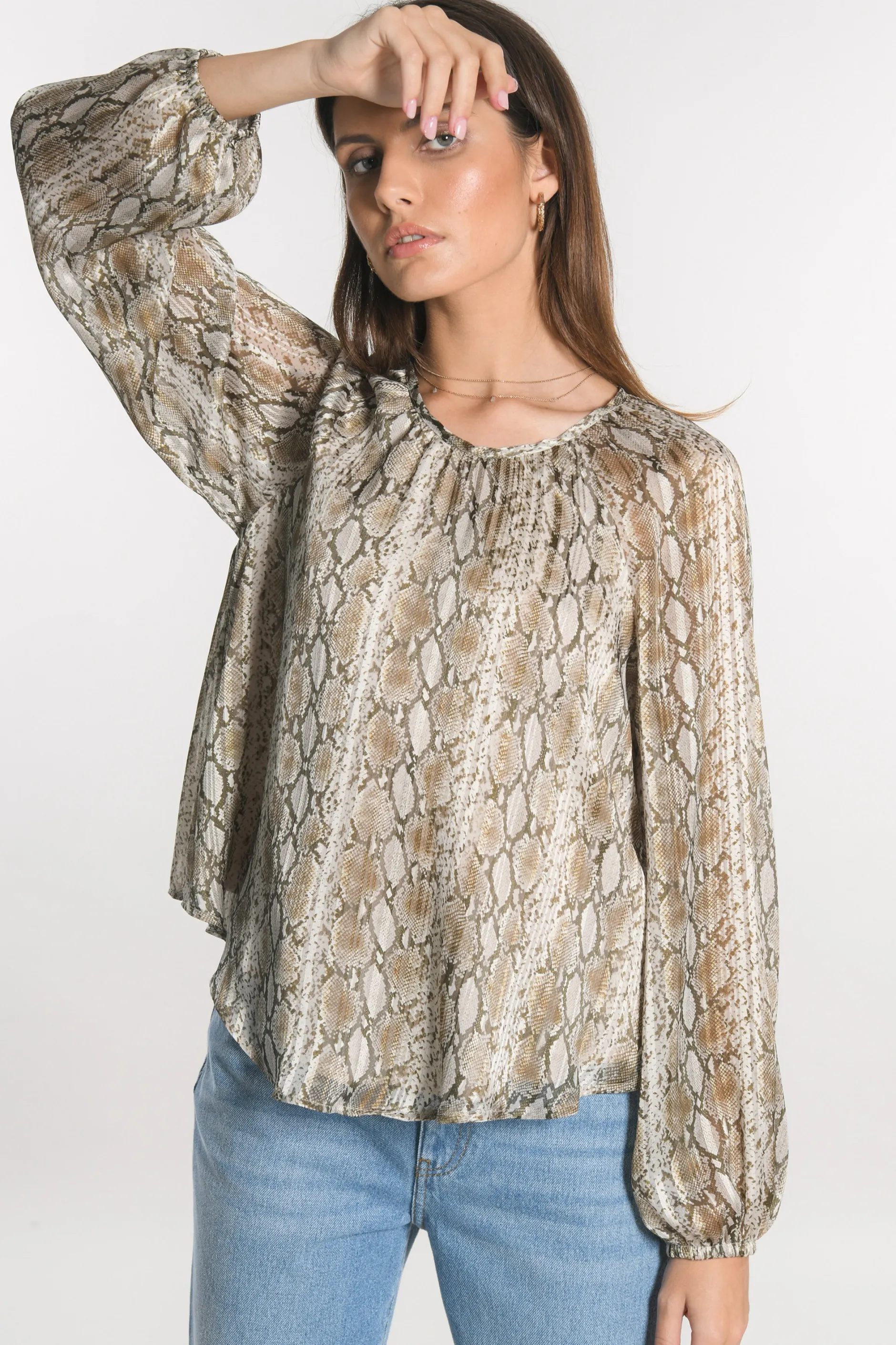 Fashion KOOKAÏ BLOUSE HENNA Beige