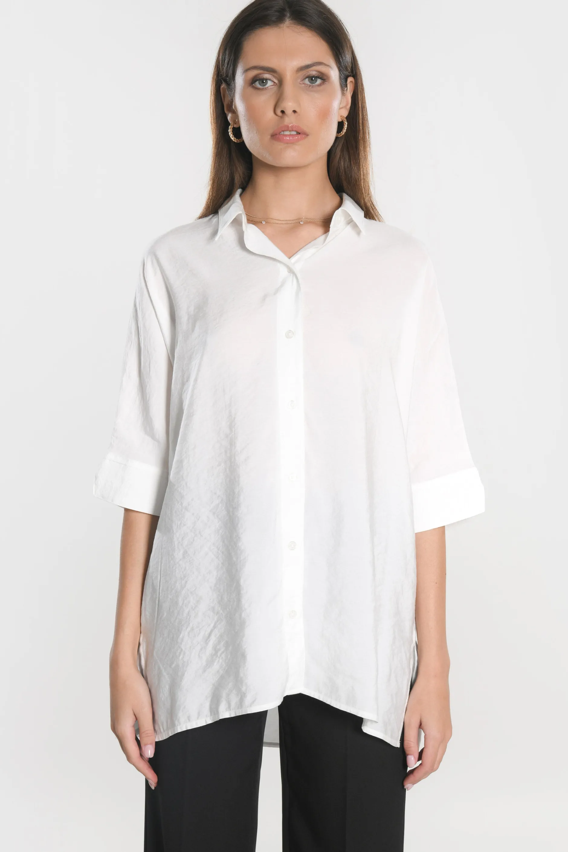 Online KOOKAÏ CHEMISE OVERSIZE LILOU OFF WHITE Offwhite