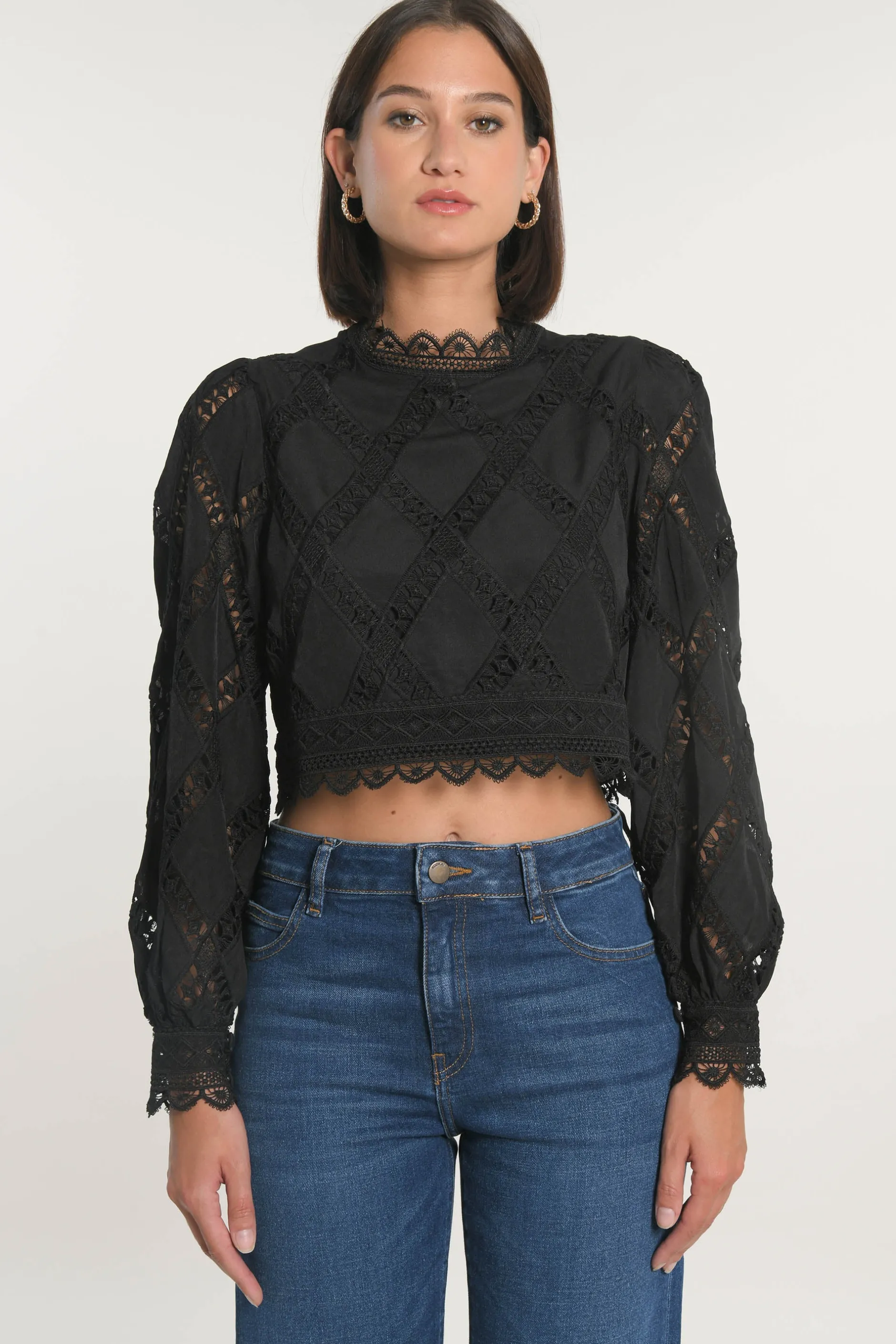 Discount KOOKAÏ CHEMISIER BLOUSE KELLY Noir