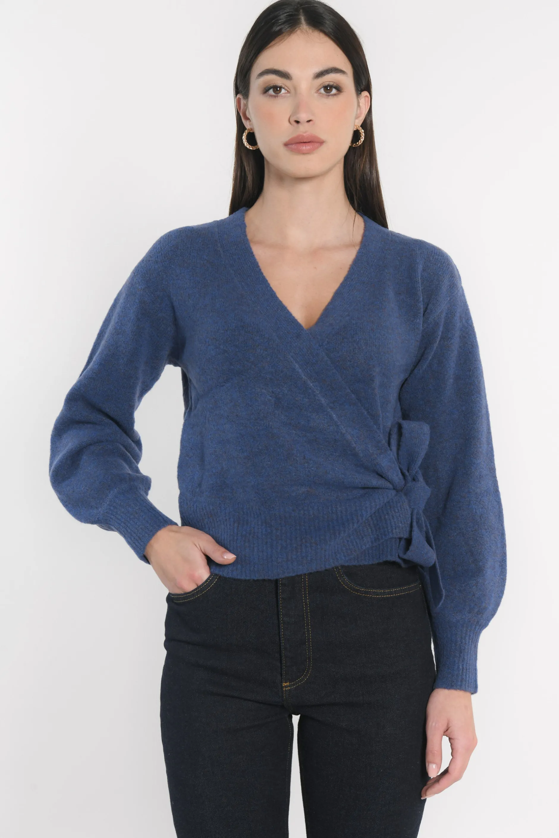 Cheap KOOKAÏ GILET CACHE COEUR CONNIE Cobalt