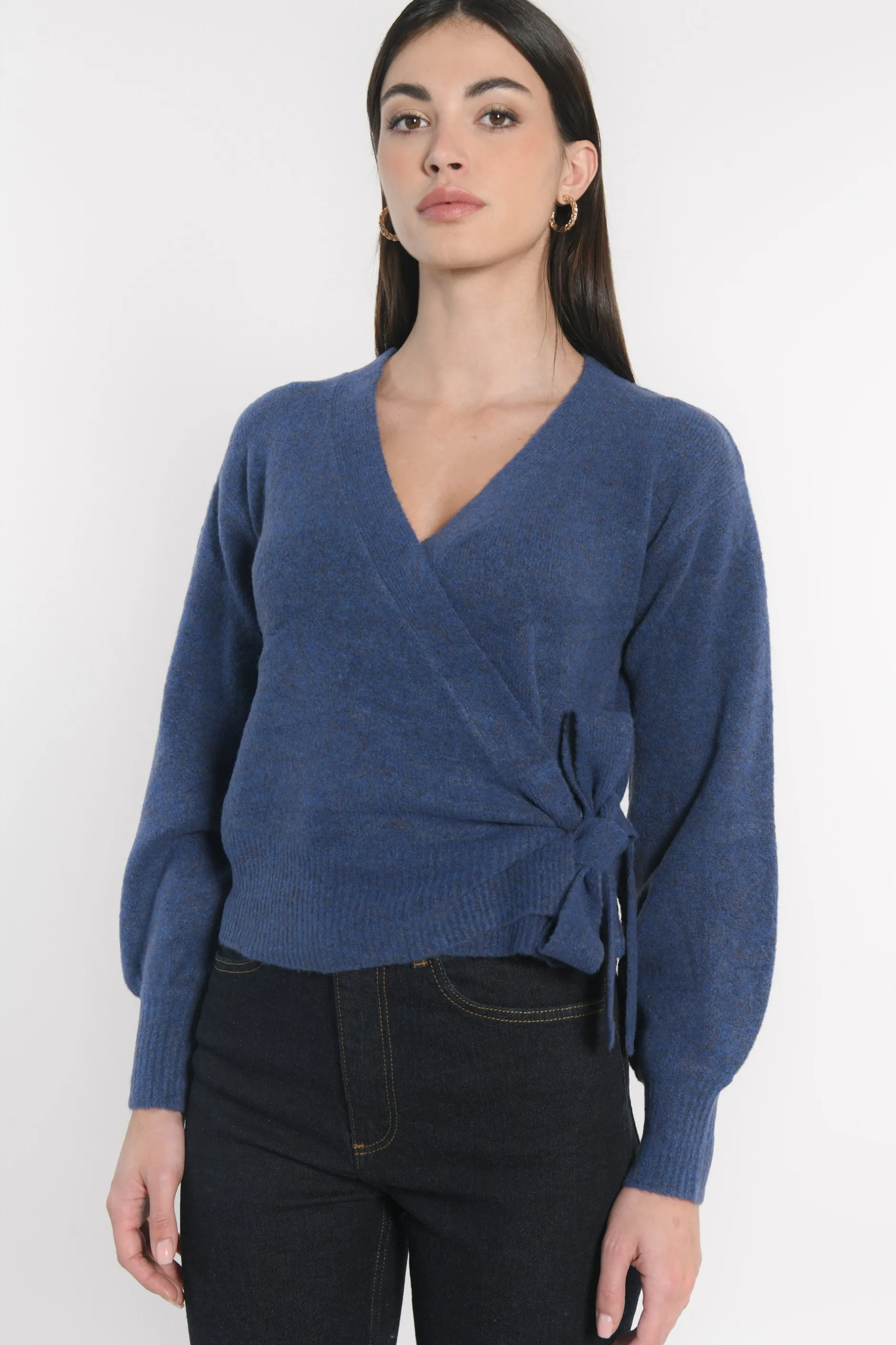 Cheap KOOKAÏ GILET CACHE COEUR CONNIE Cobalt