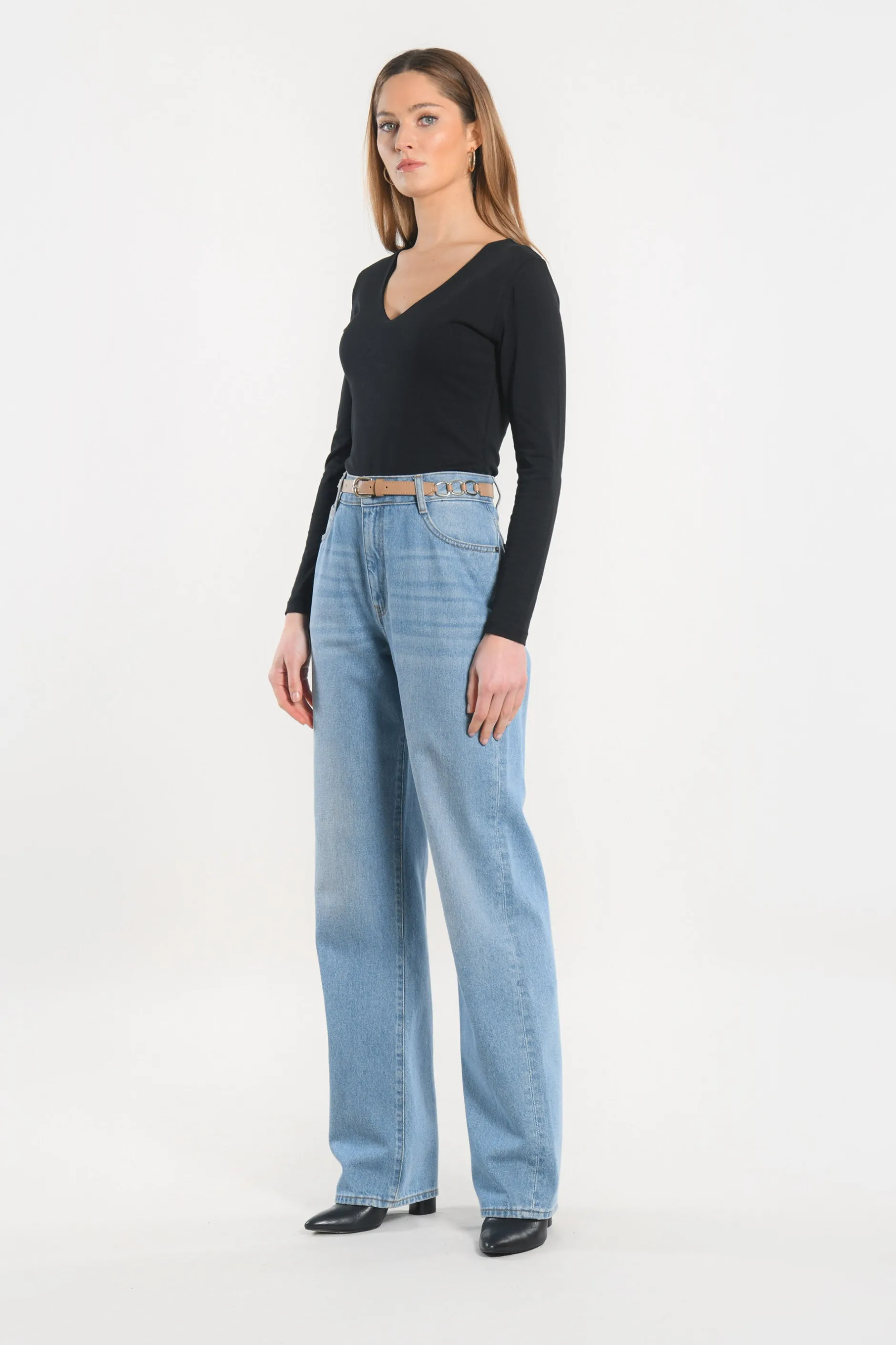 Sale KOOKAÏ JEAN ANGIE DENIM Bleach