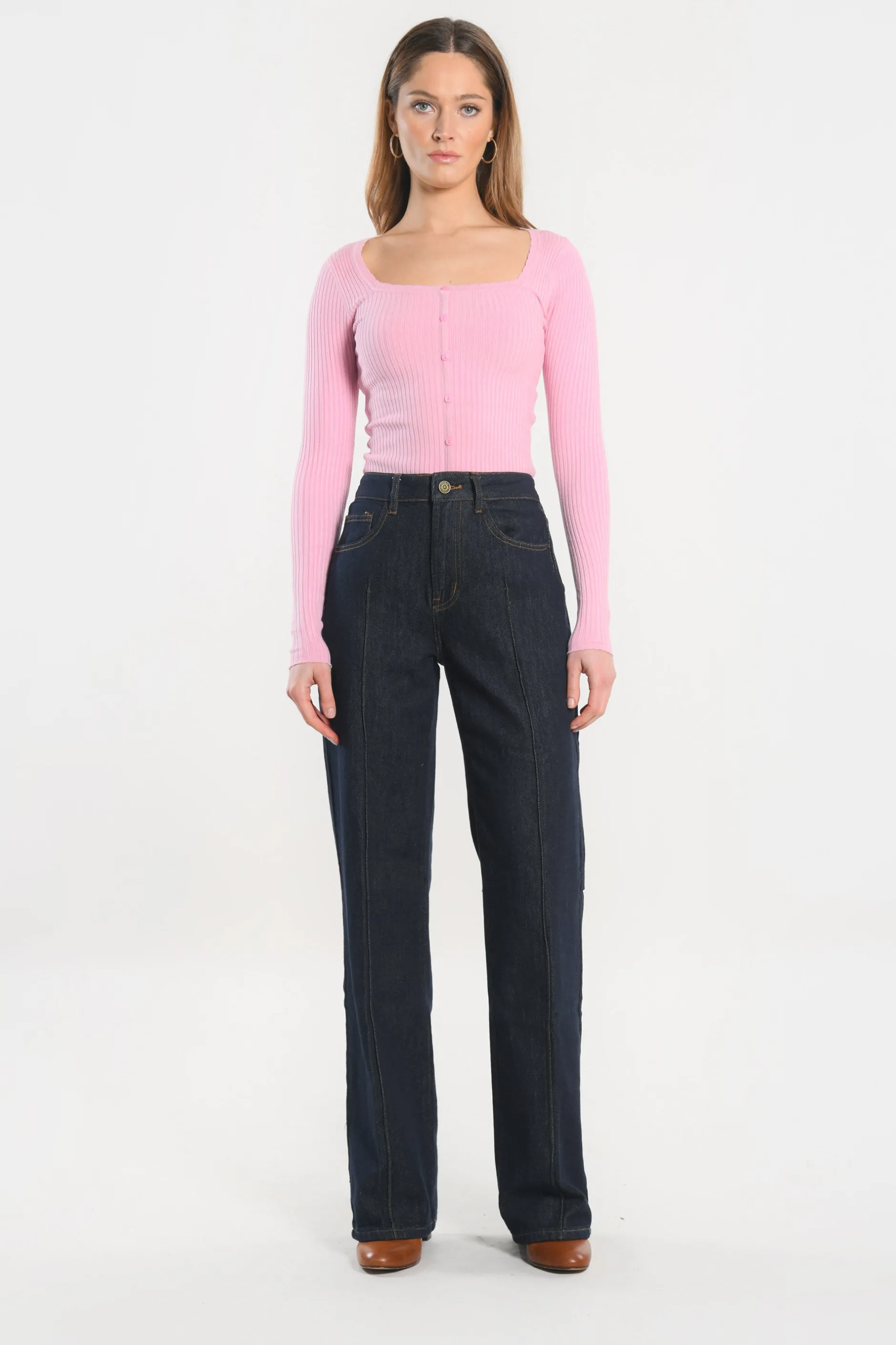 New KOOKAÏ JEAN DROIT - STACY - Rinse