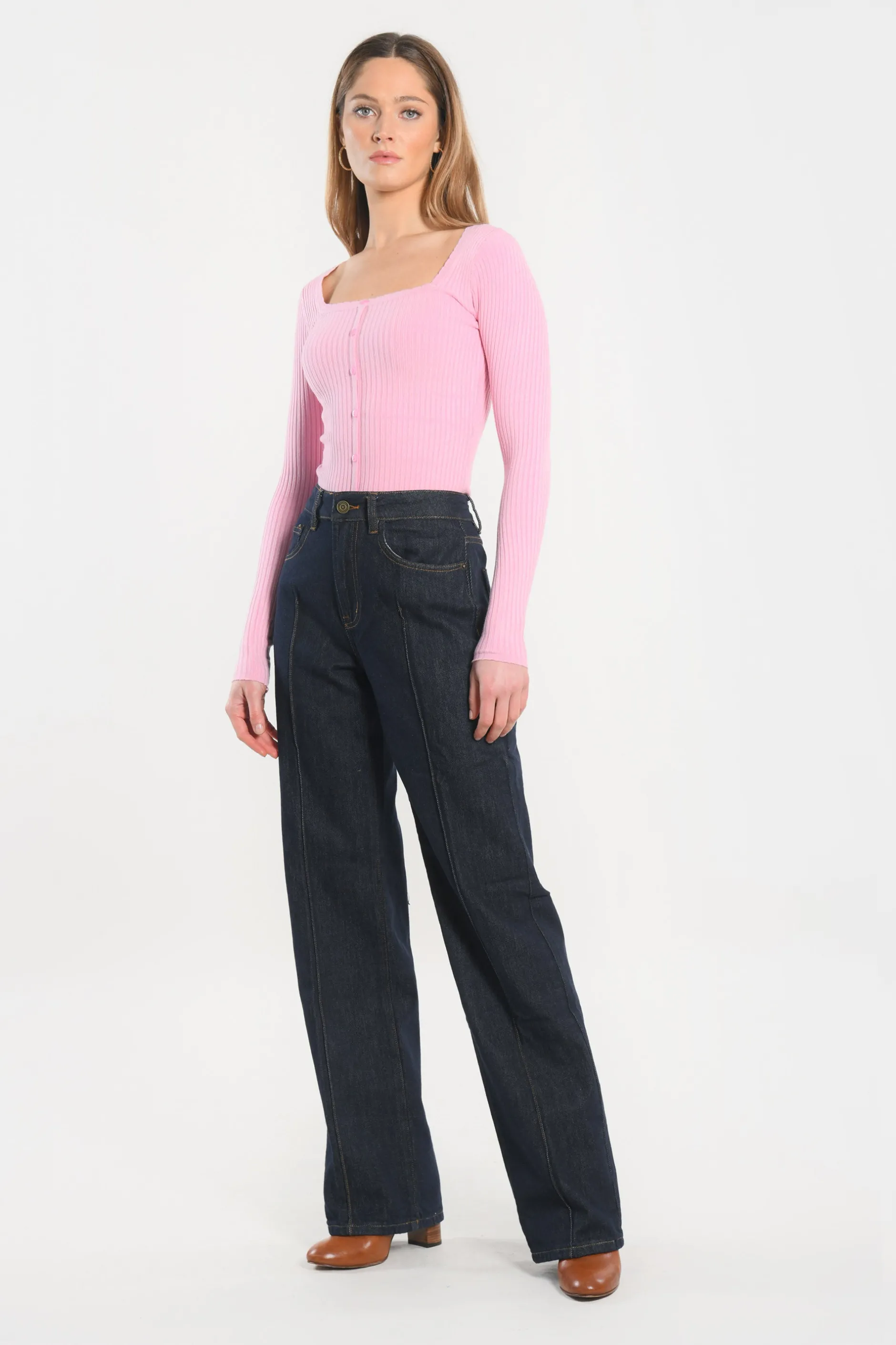 New KOOKAÏ JEAN DROIT - STACY - Rinse