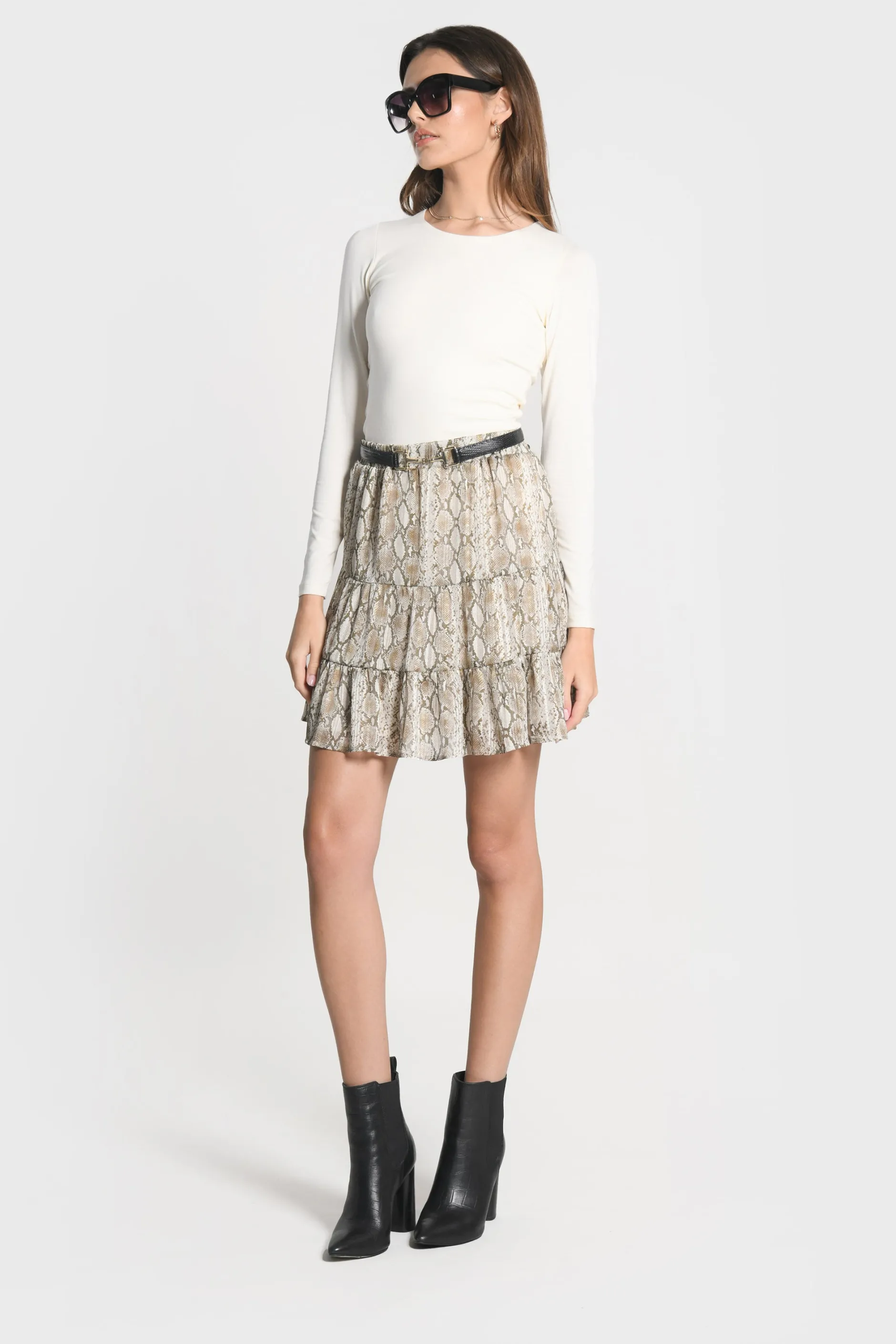 Flash Sale KOOKAÏ JUPE COURTE HENNA Beige