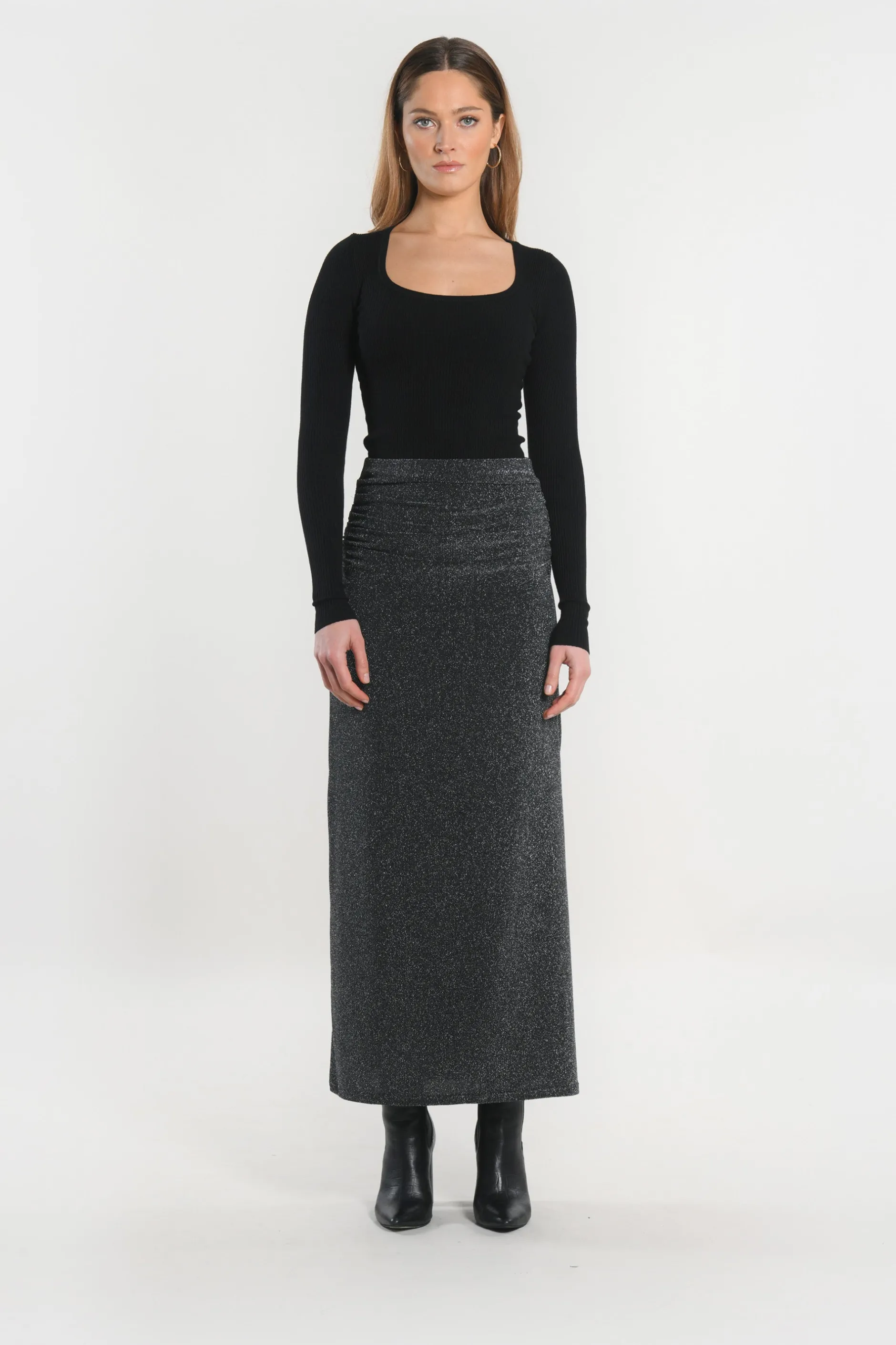Sale KOOKAÏ JUPE LONGUE - SAYA - Gris