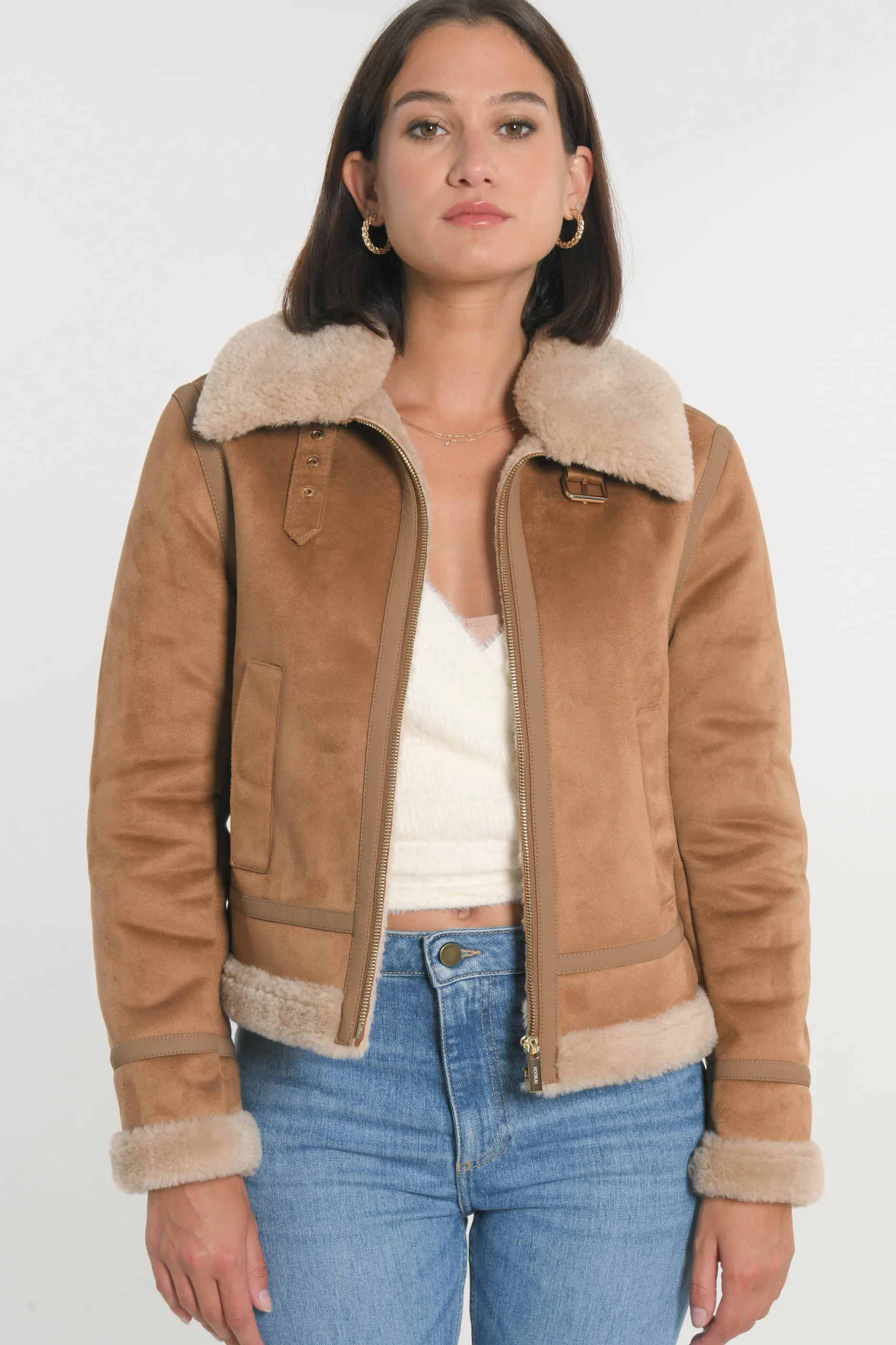 Sale KOOKAÏ MANTEAU BLOUSON - VANESSA - Taupe