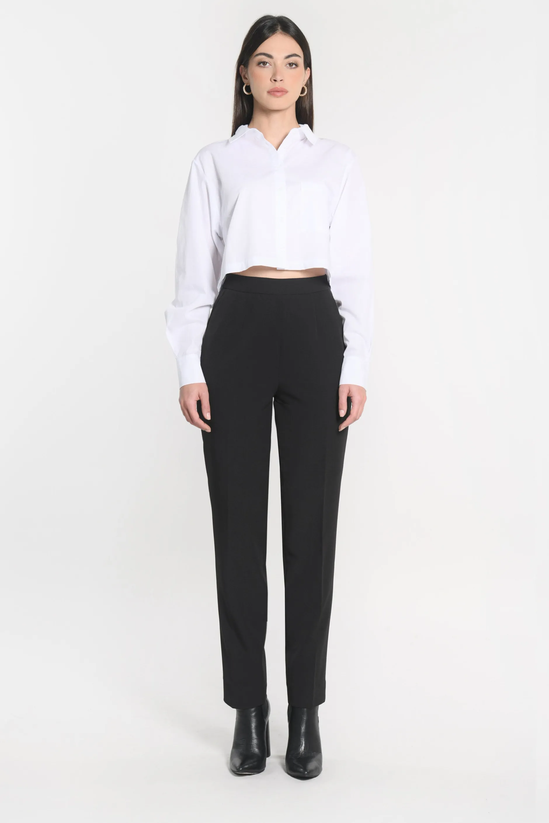 New KOOKAÏ PANTALON CIGARETTE MATHILDA Noir