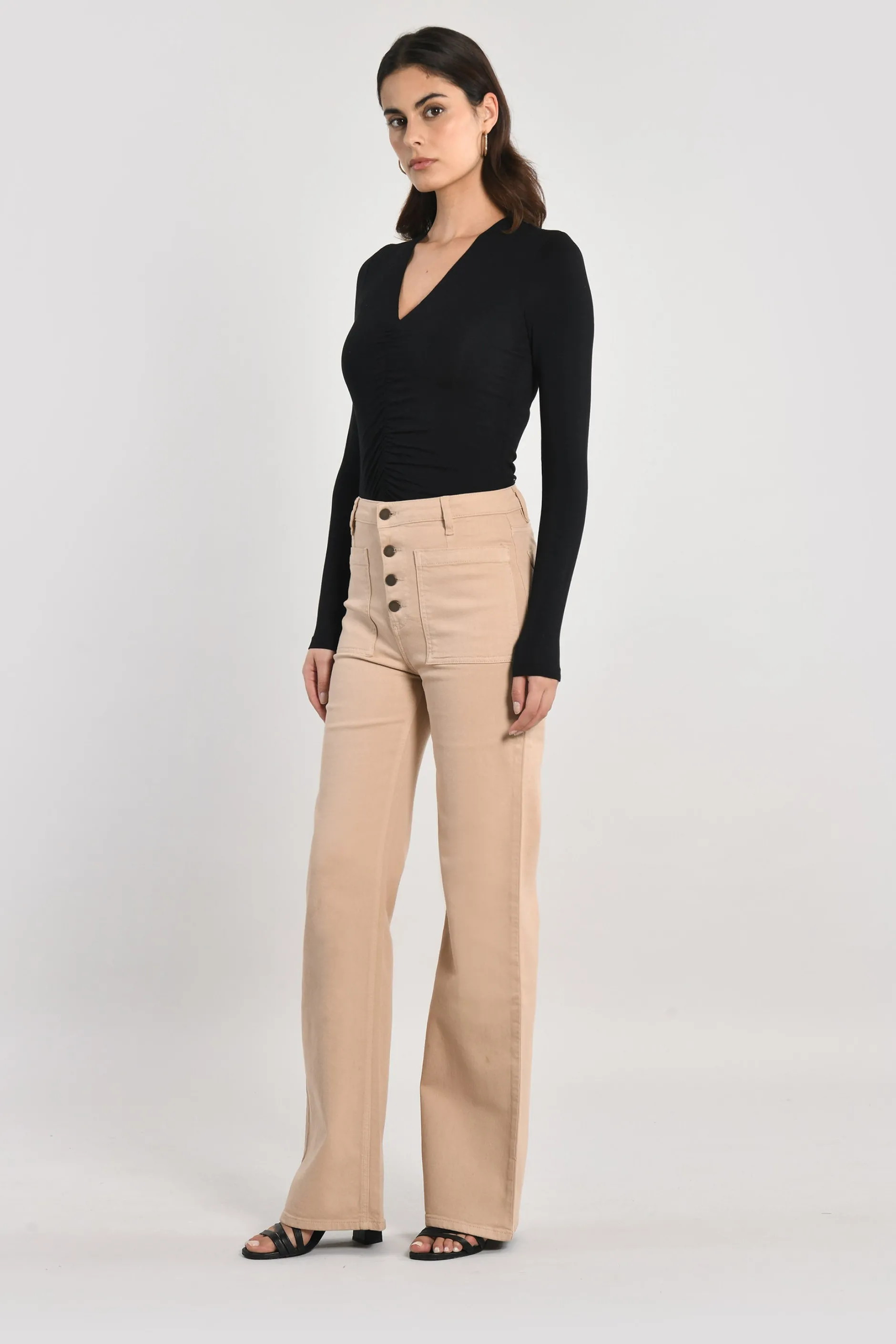 Flash Sale KOOKAÏ PANTALON FLARE THADEE Camel