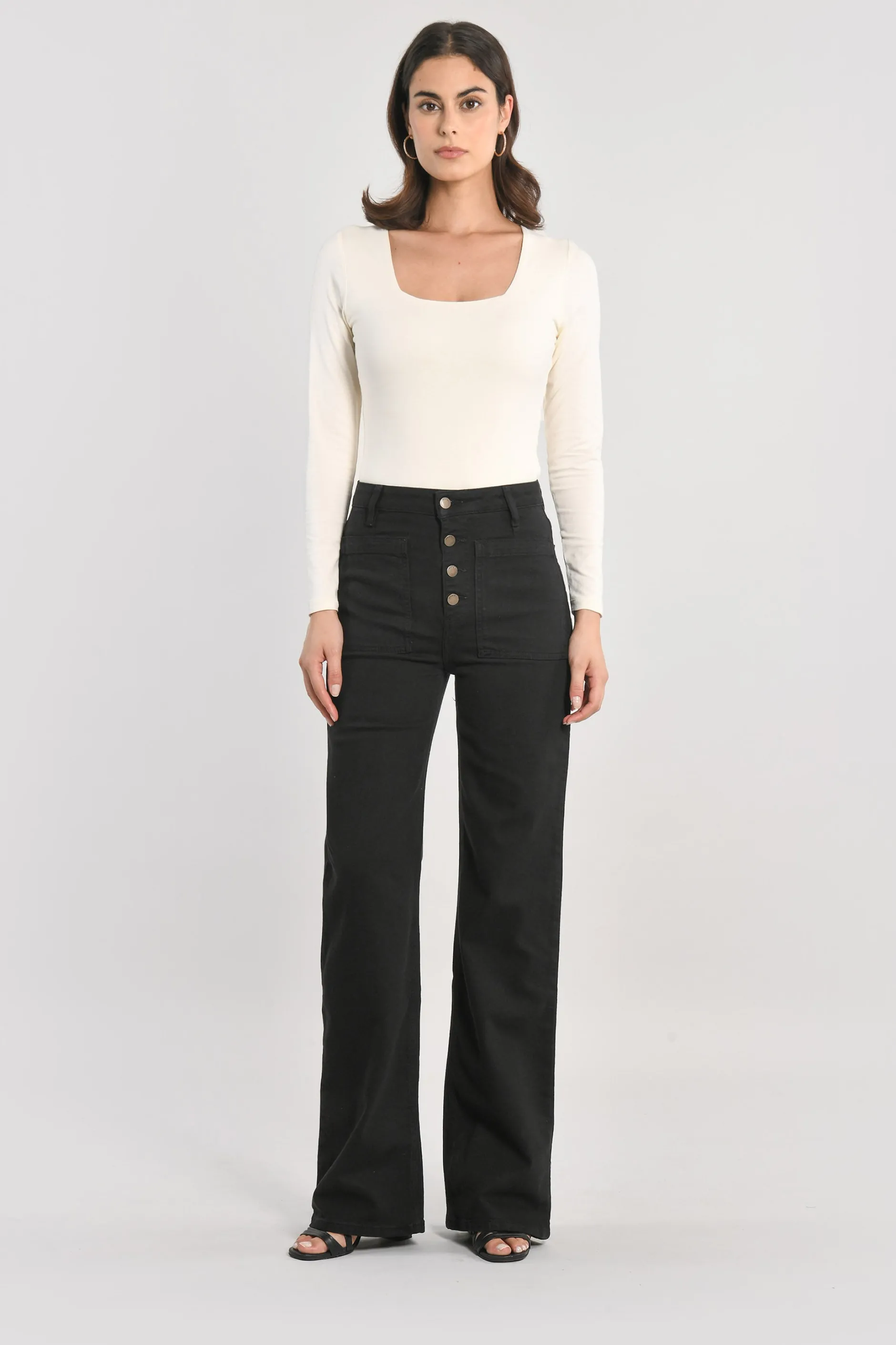 Flash Sale KOOKAÏ PANTALON FLARE THADEE Noir