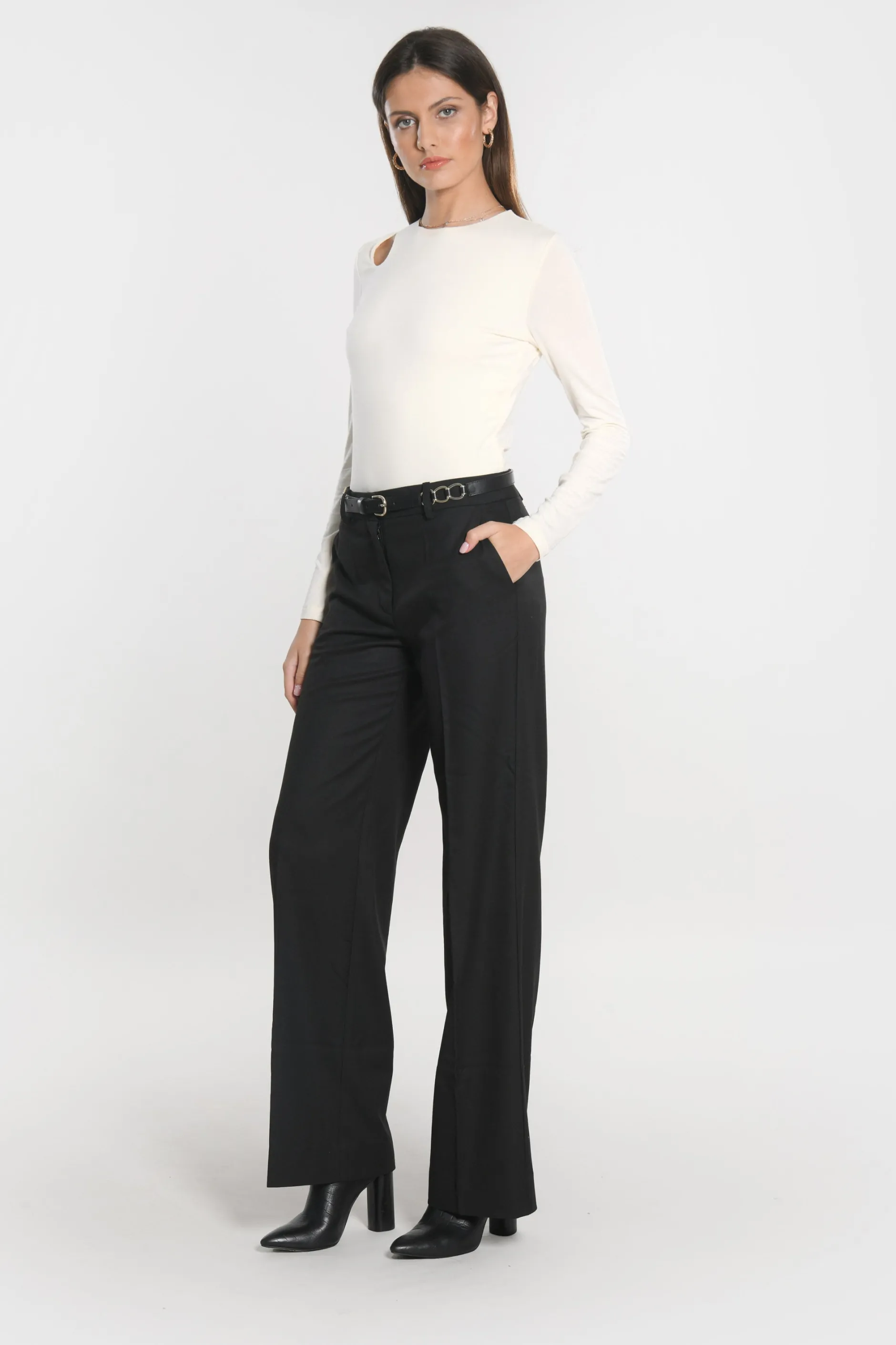 Flash Sale KOOKAÏ PANTALON TAILLE BASSE SHEILA Noir