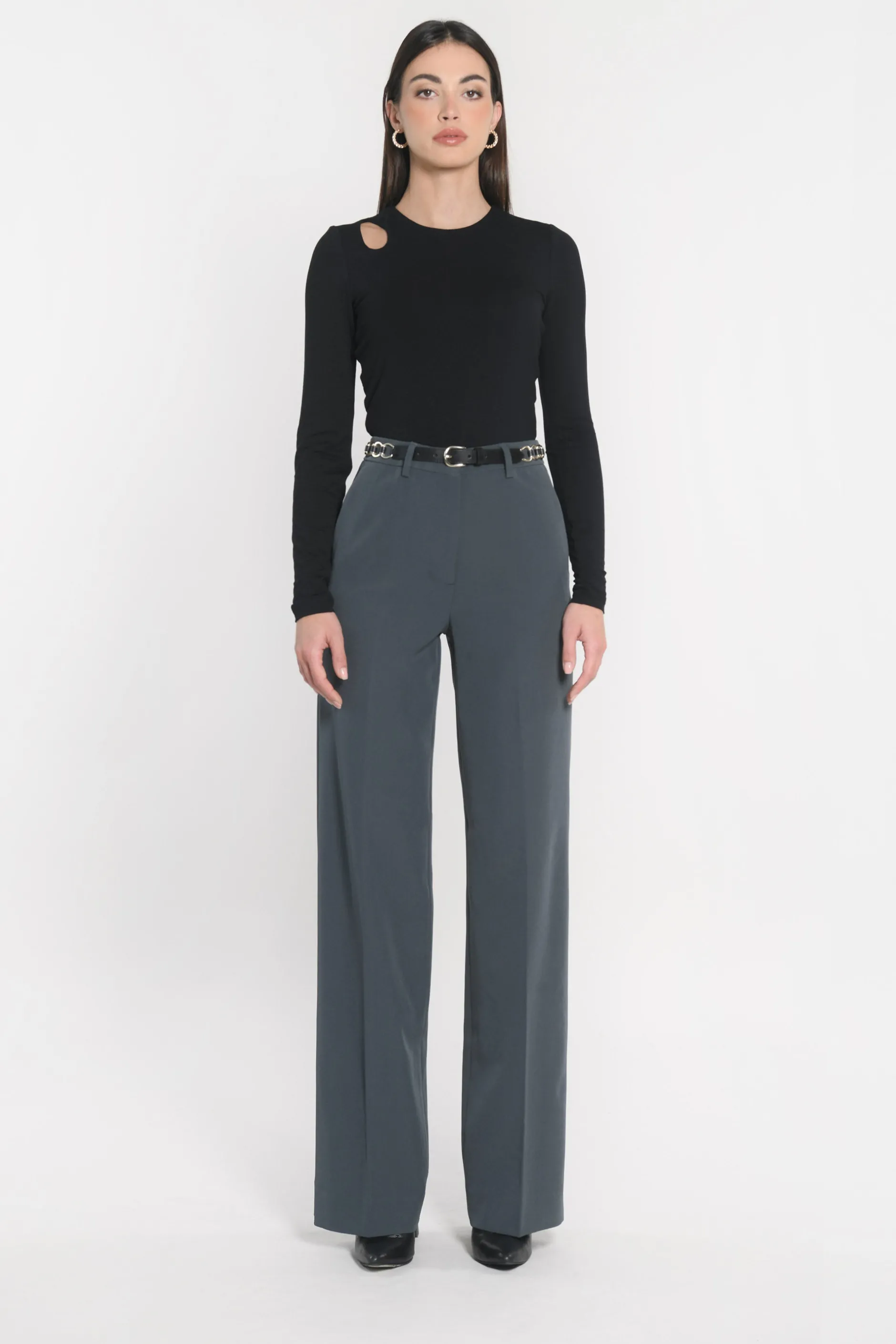 Discount KOOKAÏ PANTALON TAILLE HAUTE MATHILDA Mirage