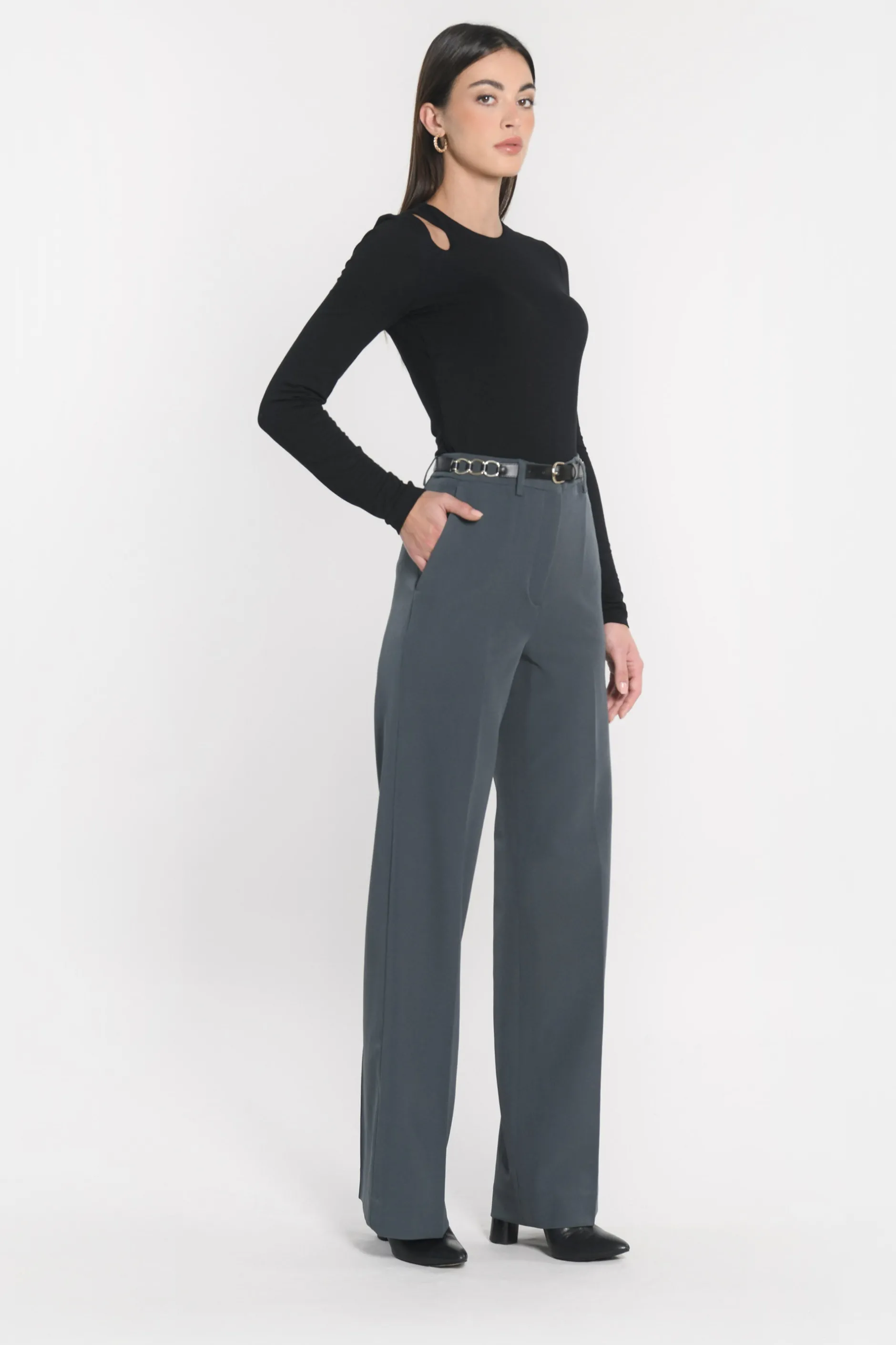 Discount KOOKAÏ PANTALON TAILLE HAUTE MATHILDA Mirage