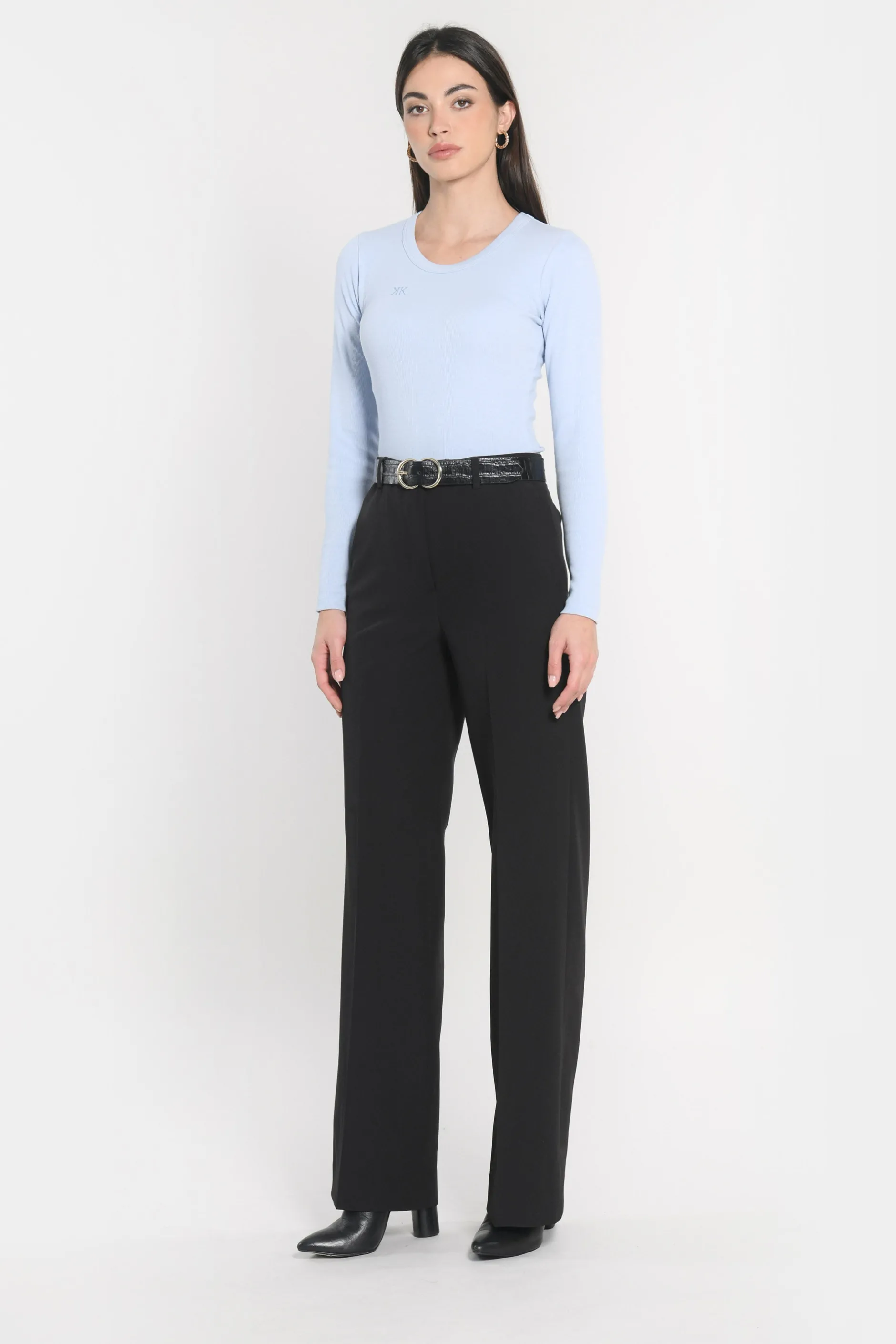 Discount KOOKAÏ PANTALON TAILLE HAUTE MATHILDA Noir