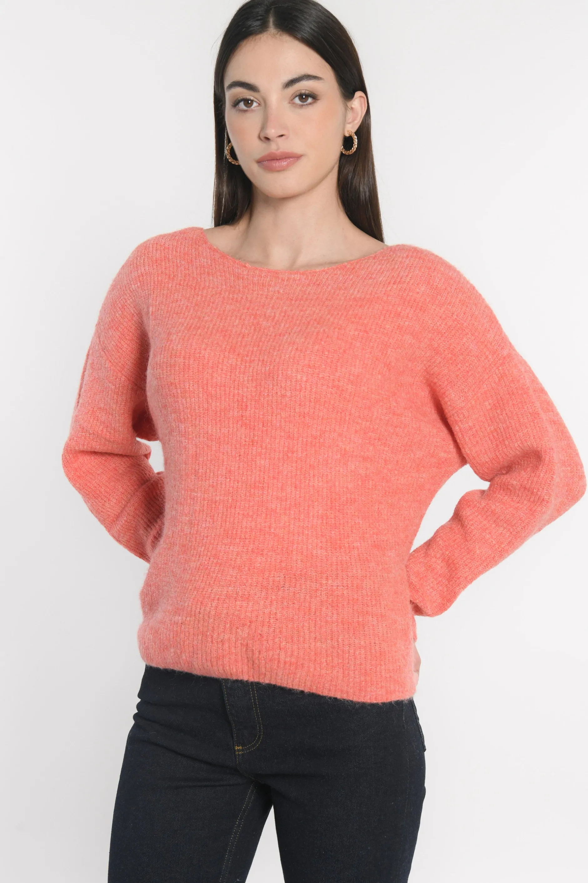 Sale KOOKAÏ PULL BATEAU DANNA Coraille