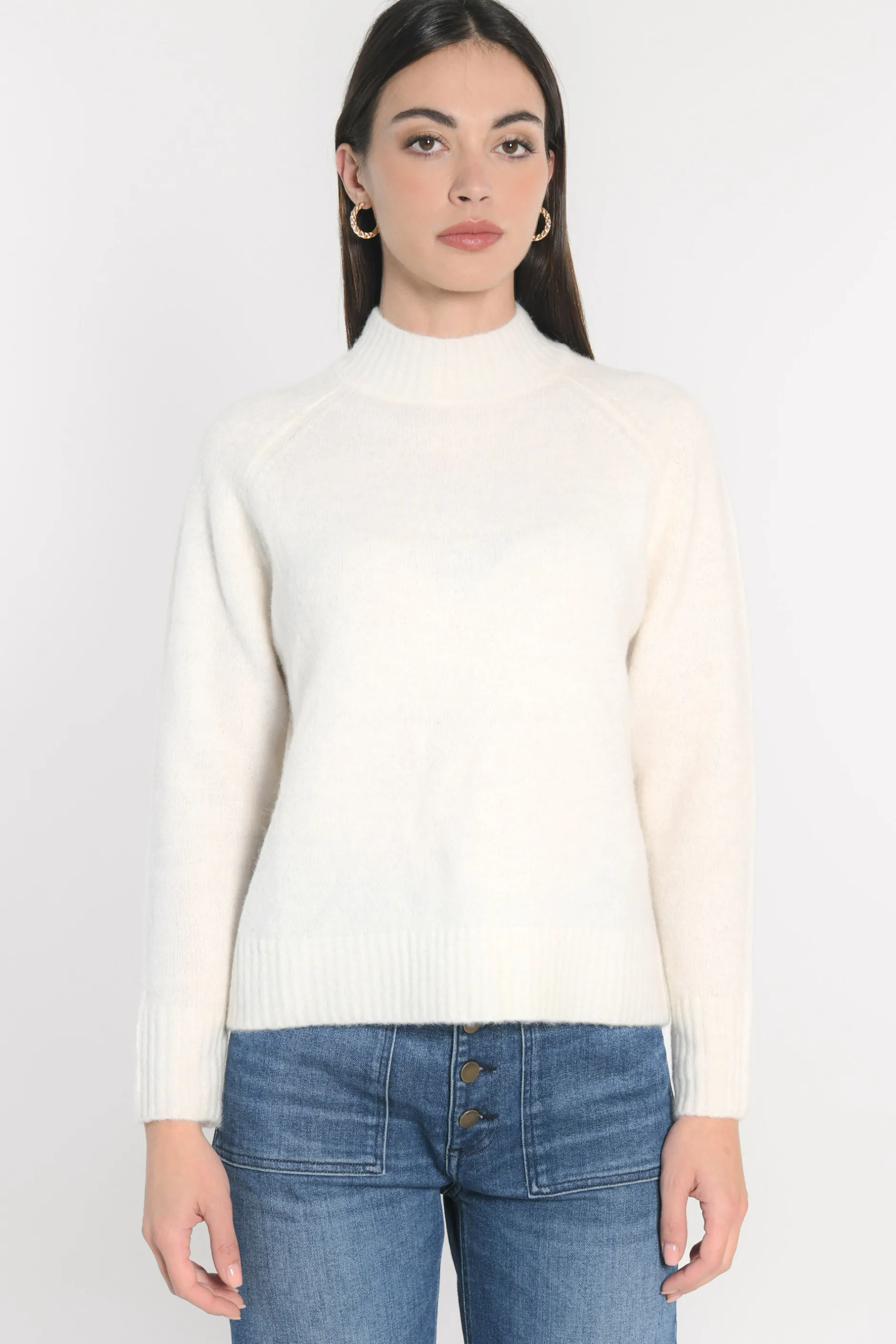 Hot KOOKAÏ PULL COL MONTANT CONNIE Ecru