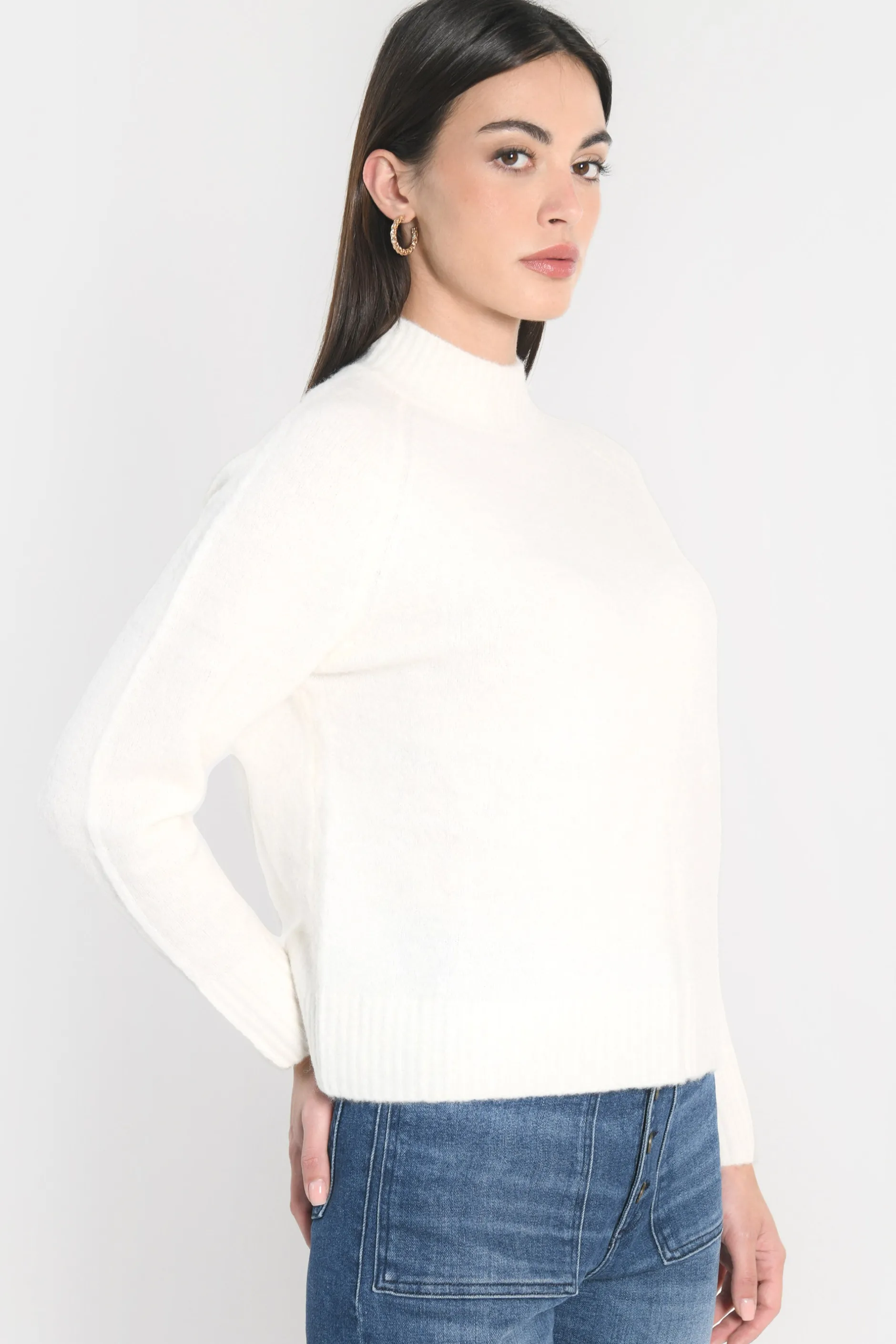 Hot KOOKAÏ PULL COL MONTANT CONNIE Ecru