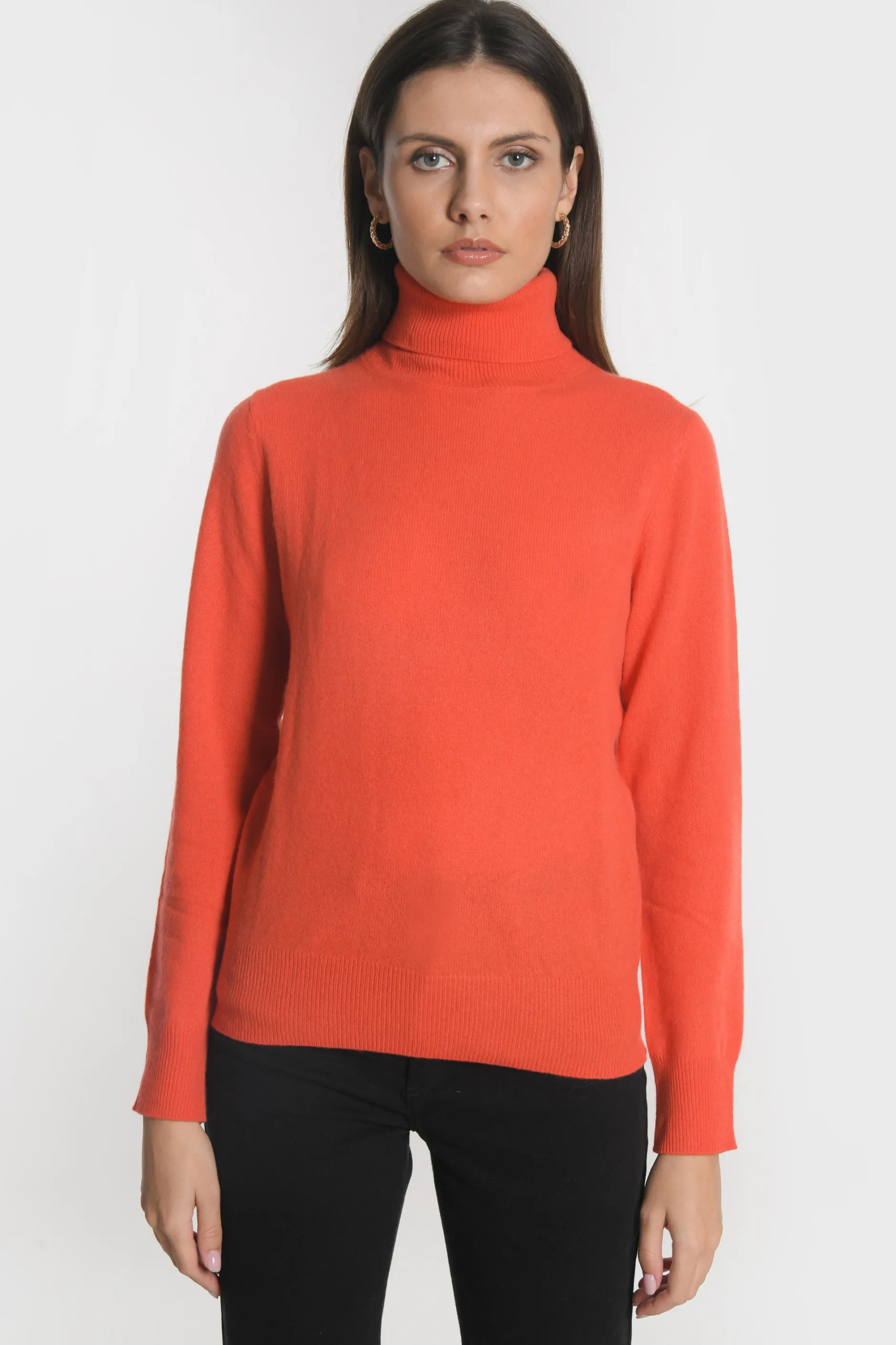 Flash Sale KOOKAÏ PULL COL ROULÉ ANITA Corail