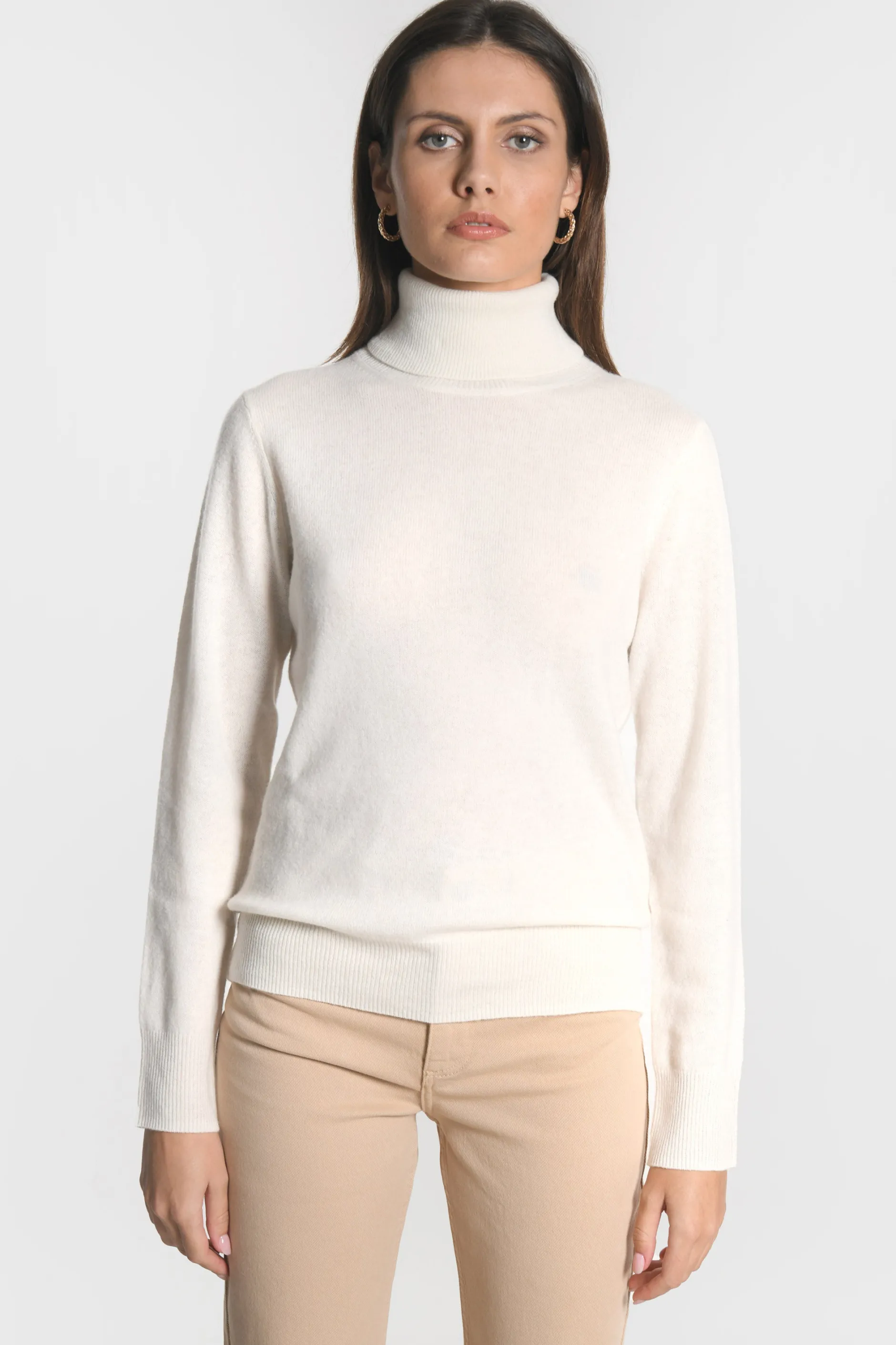 Hot KOOKAÏ PULL COL ROULÉ ANITA ÉCRU Ecru