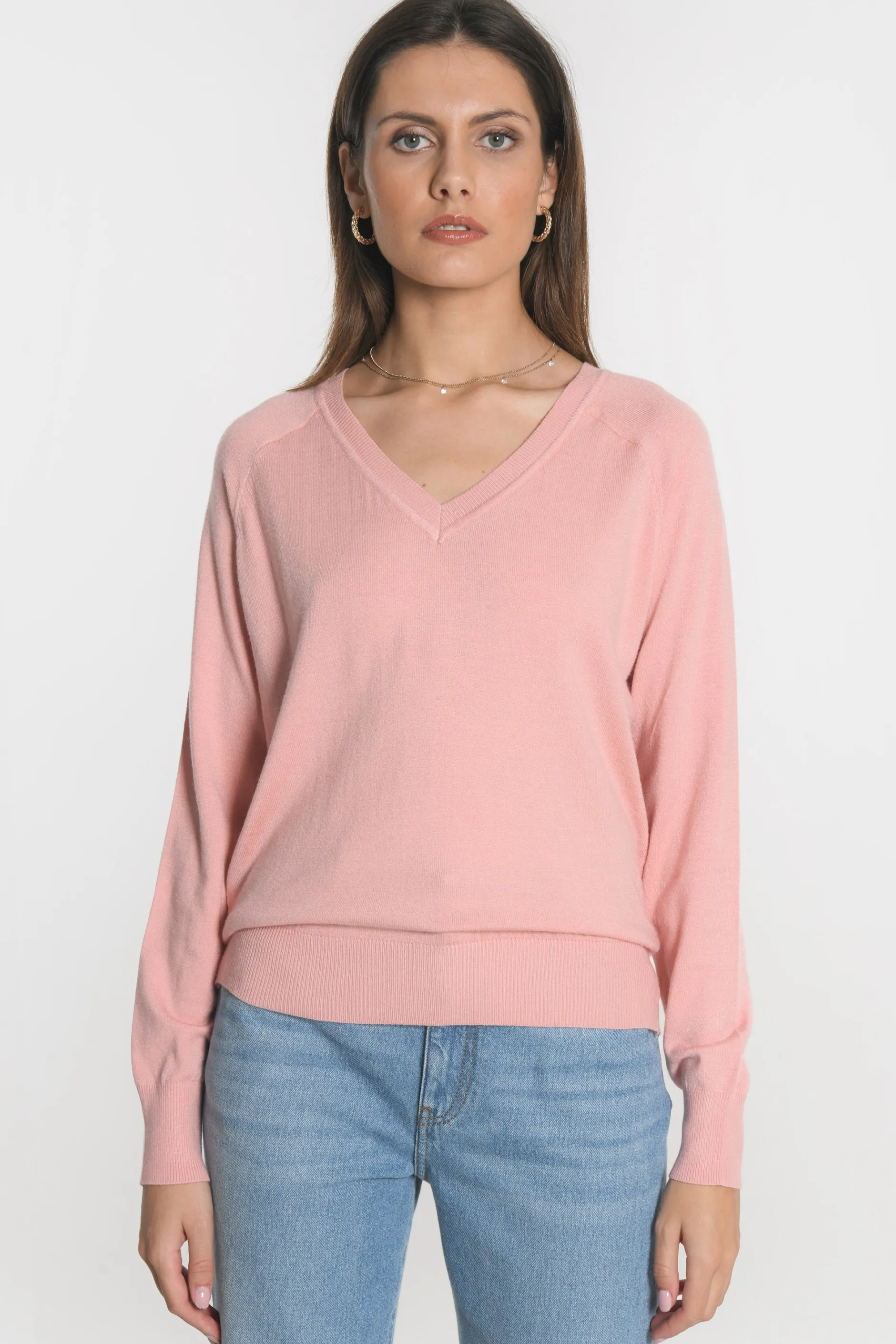 Hot KOOKAÏ PULL COL V NOLWENN MELLOW ROSE Mellowrose