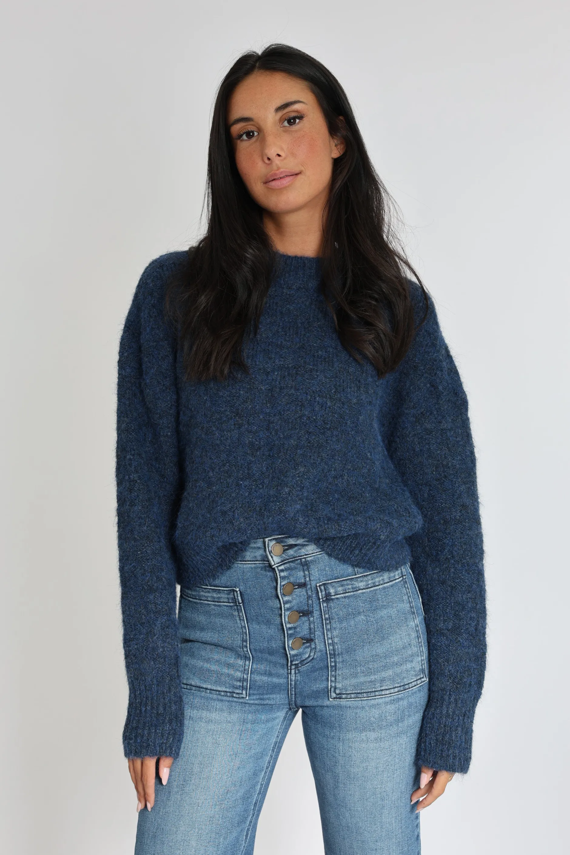 New KOOKAÏ PULL COURT KYRA Navy