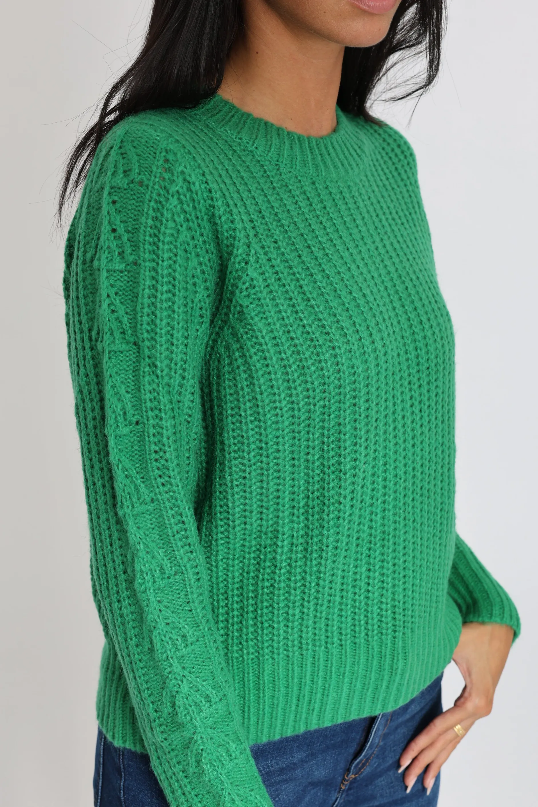 New KOOKAÏ PULL LANA COL ROND Green