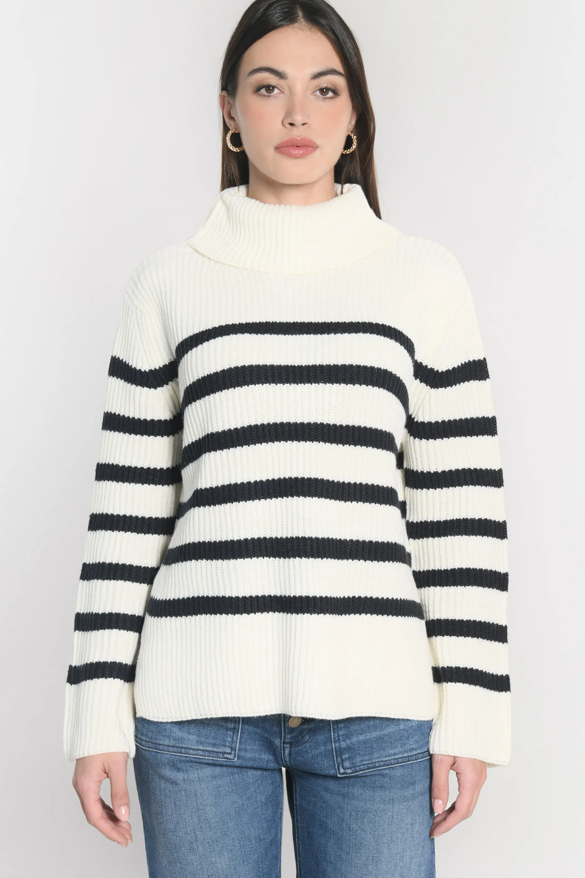 Best KOOKAÏ PULL MARIN SIW ÉCRU/MARINE Ecru/marine