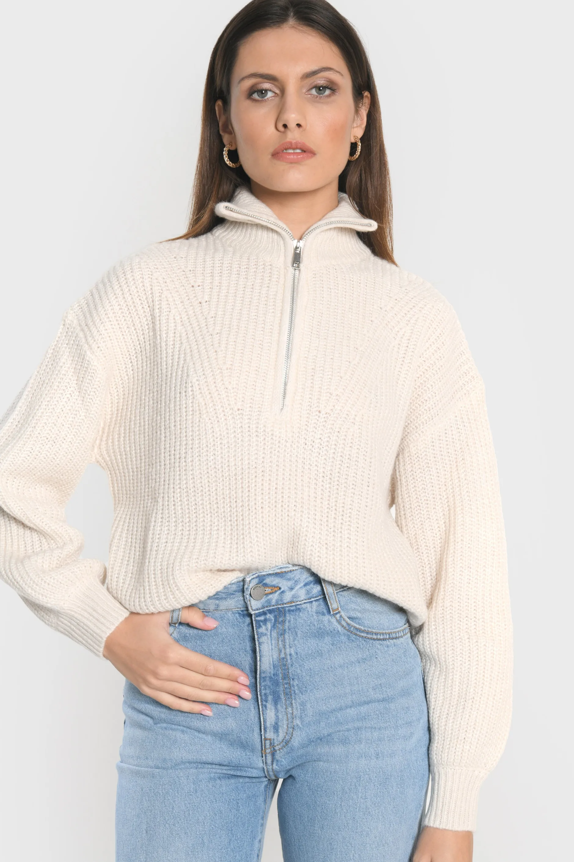 Best KOOKAÏ PULL MINA CAMIONEUR Ecru