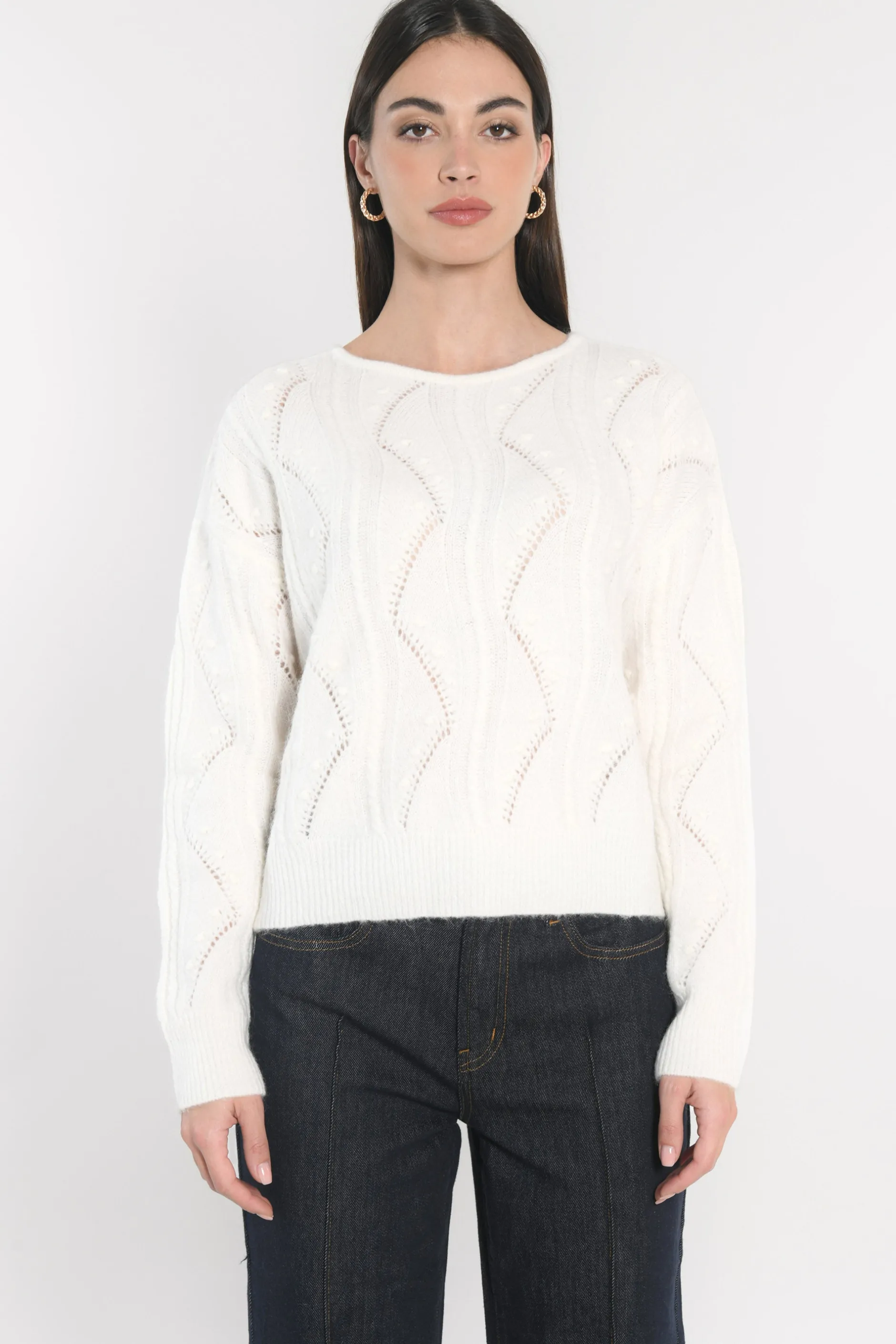 Cheap KOOKAÏ PULL MONICA ÉCRU Ecru