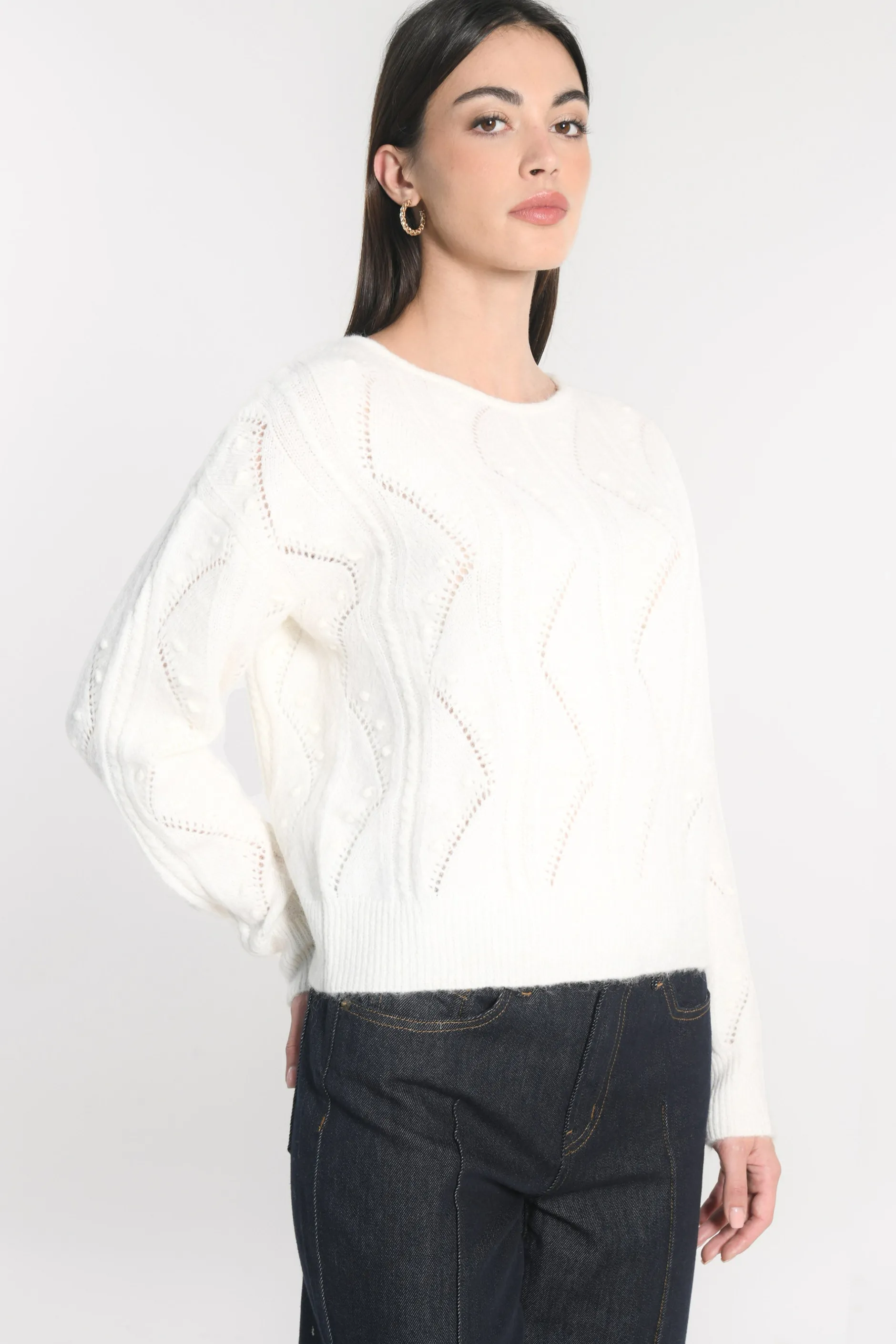 Cheap KOOKAÏ PULL MONICA ÉCRU Ecru