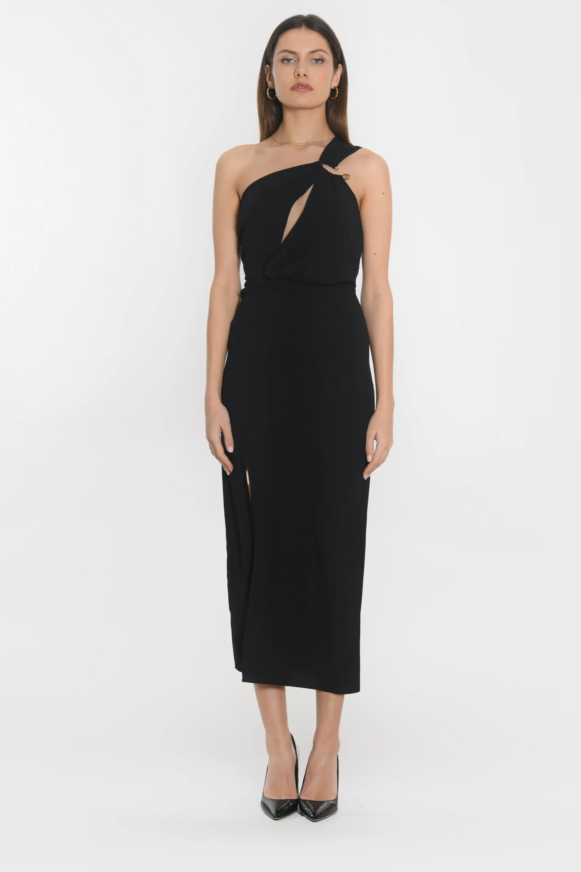 Fashion KOOKAÏ ROBE MIDI - KIM - Noir