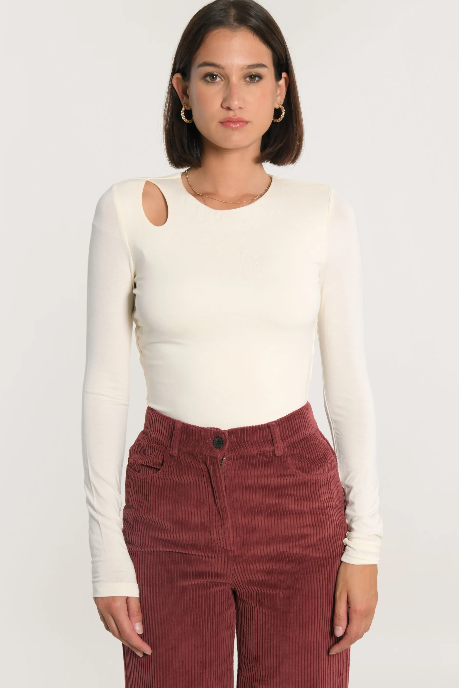 Store KOOKAÏ TOP CATHY Ecru