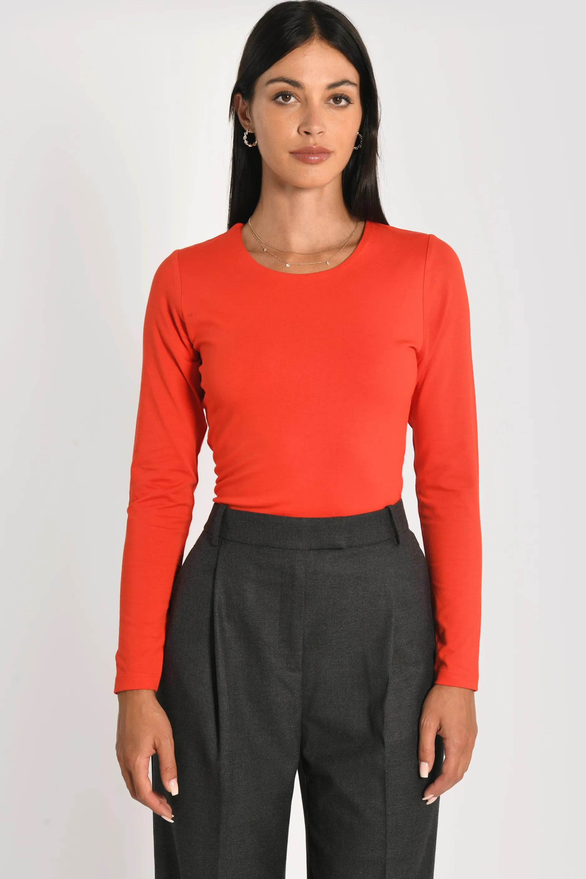 Sale KOOKAÏ T-SHIRT COL ROND CURT Rouge