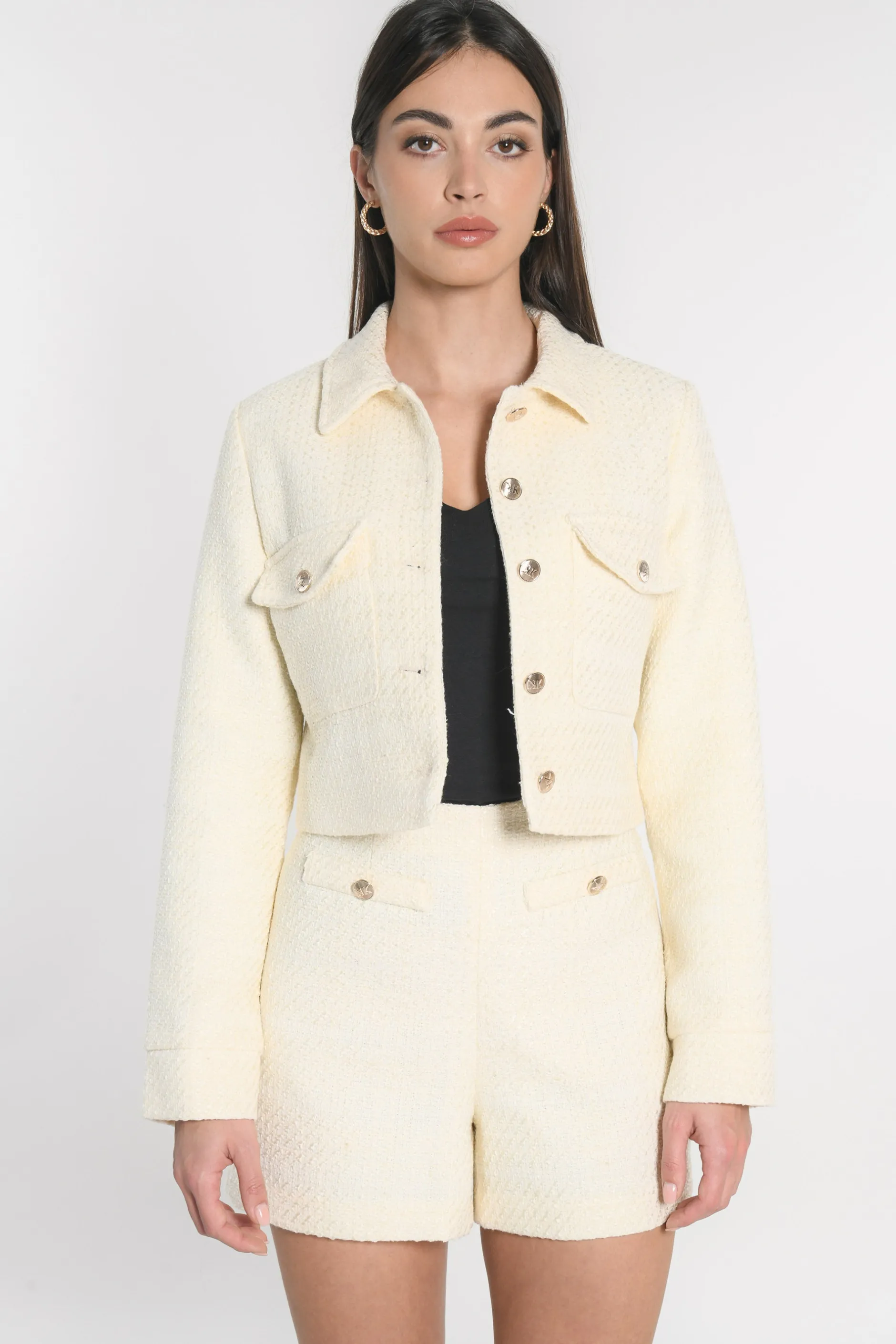 New KOOKAÏ VESTE HALLY ÉCRU Ecru