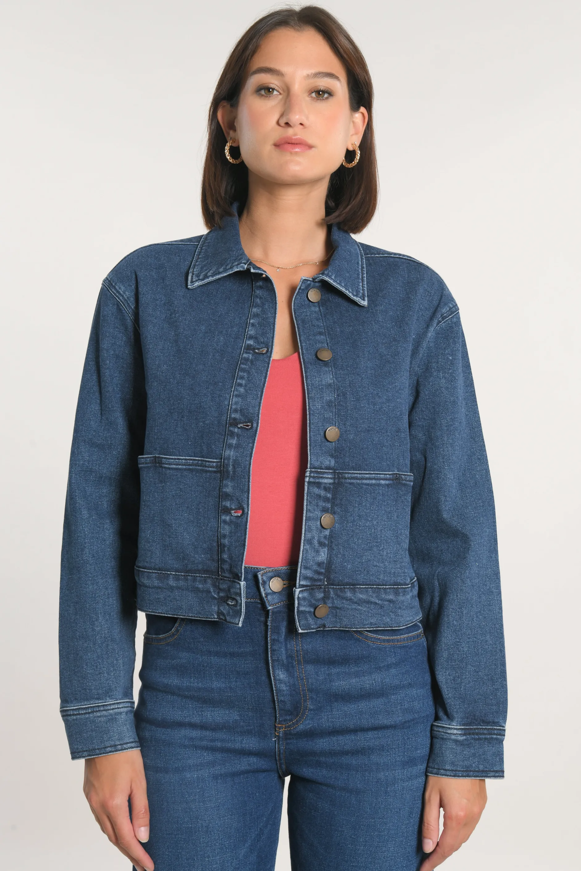 Fashion KOOKAÏ VESTE JEAN JENNY Stone