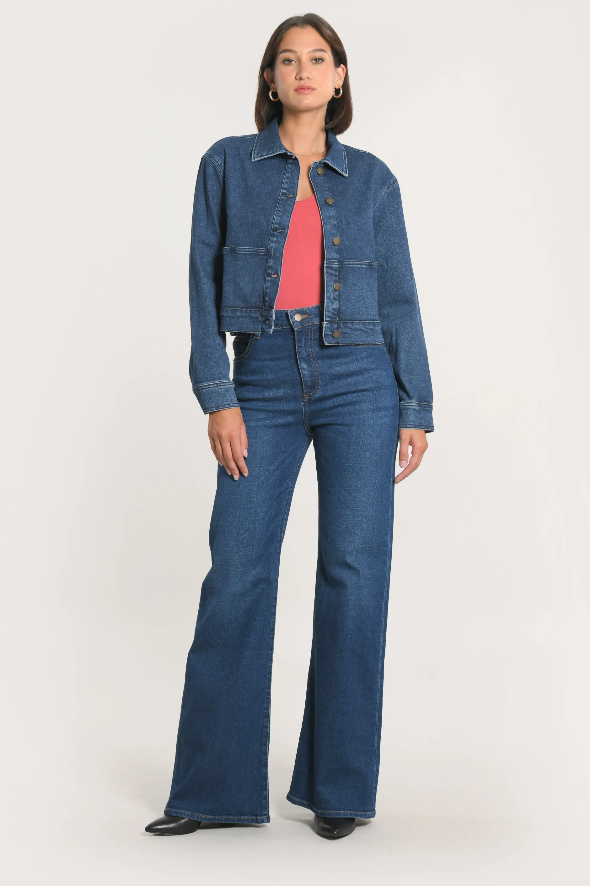Fashion KOOKAÏ VESTE JEAN JENNY Stone