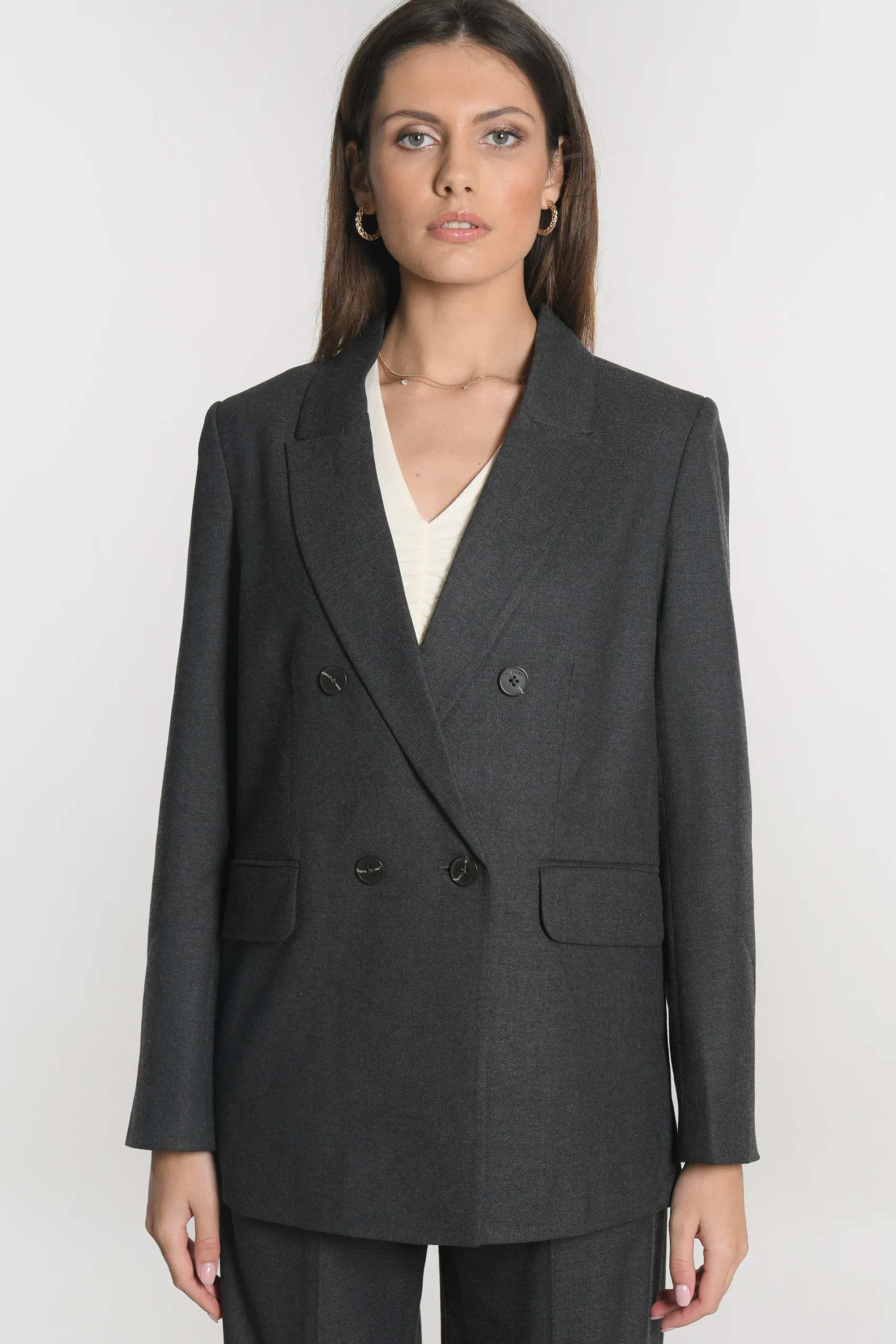 Flash Sale KOOKAÏ VESTE SHEILA GRIS FONCE Grisfonce