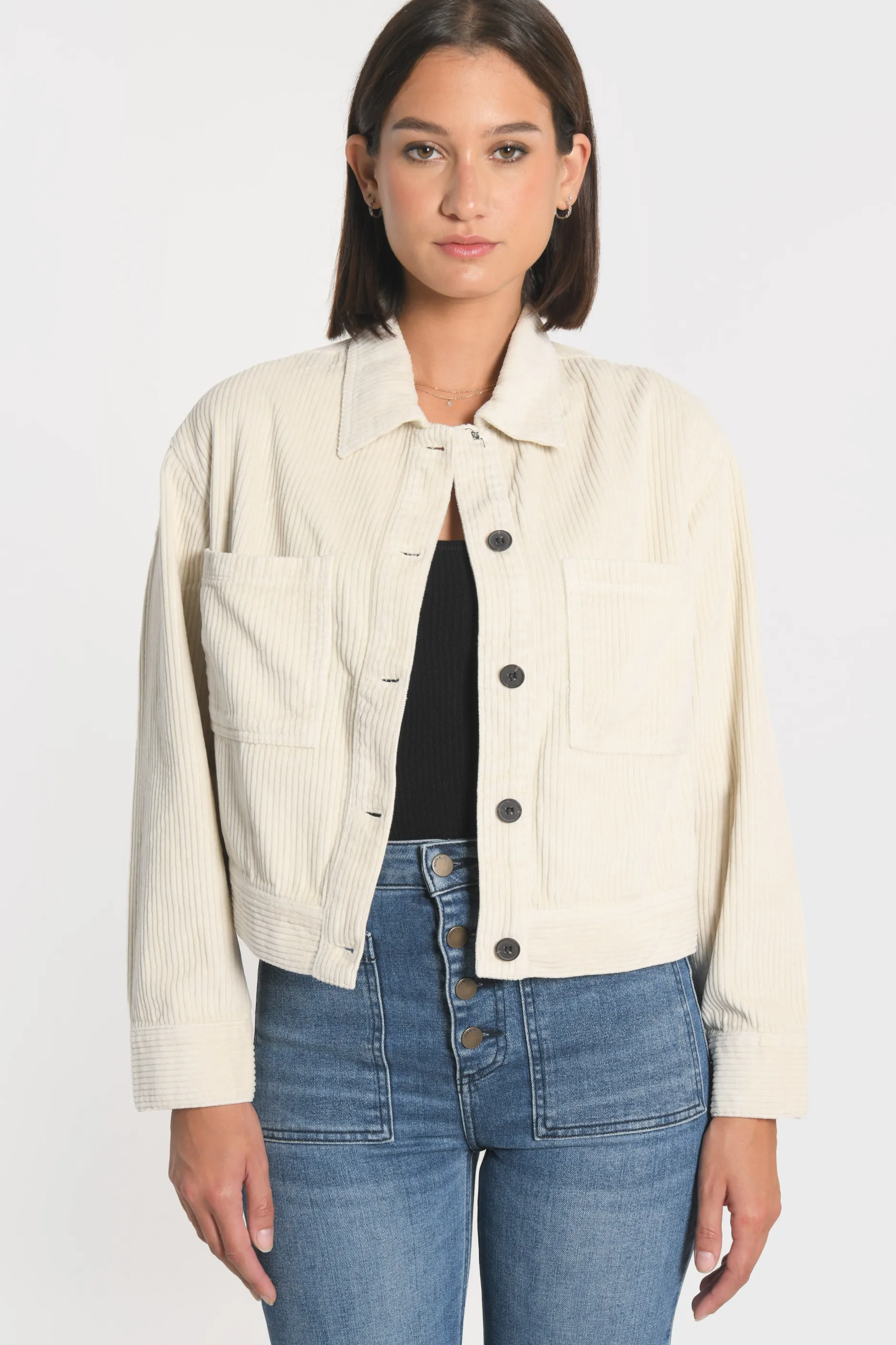 Best Sale KOOKAÏ VESTE VELOURS SUZANNE CLAIR Beige
